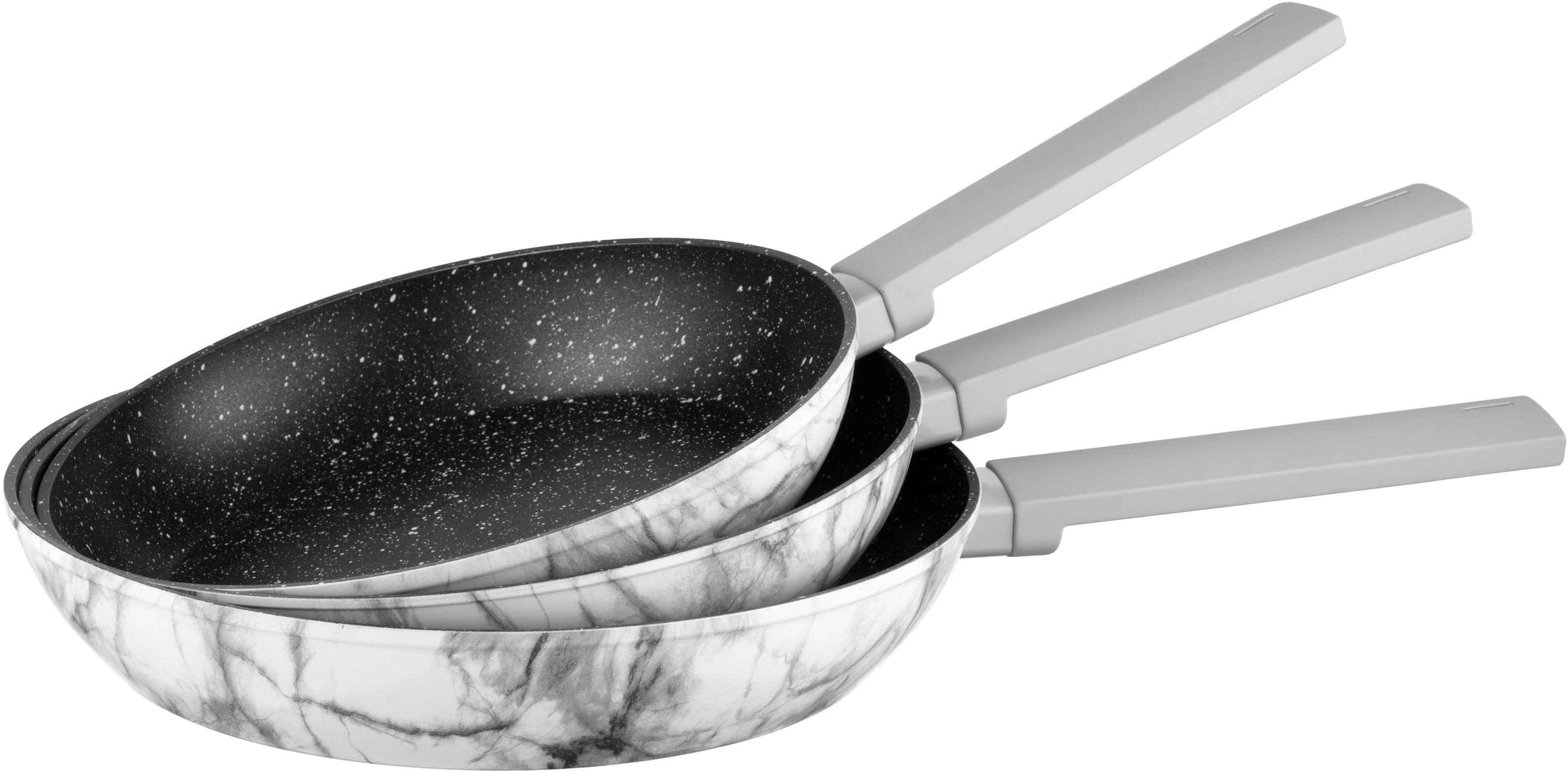 Сковорода ARDESTO Gemini Marmo 24 см, серый, алюминий (AR1924GMA) фото 5
