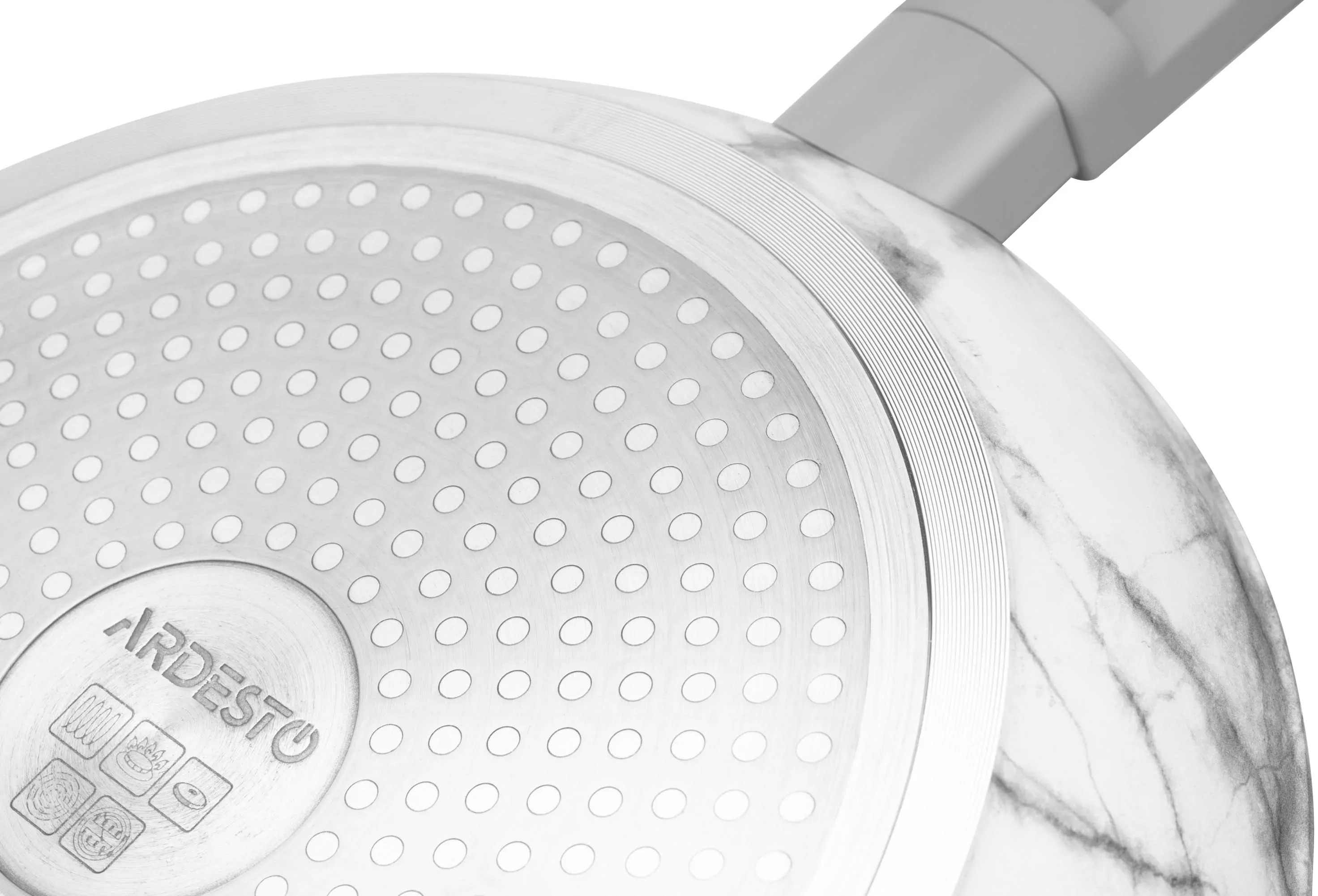 Сковорода ARDESTO Gemini Marmo 28 см, сірий, алюміній (AR1928GMA)фото7