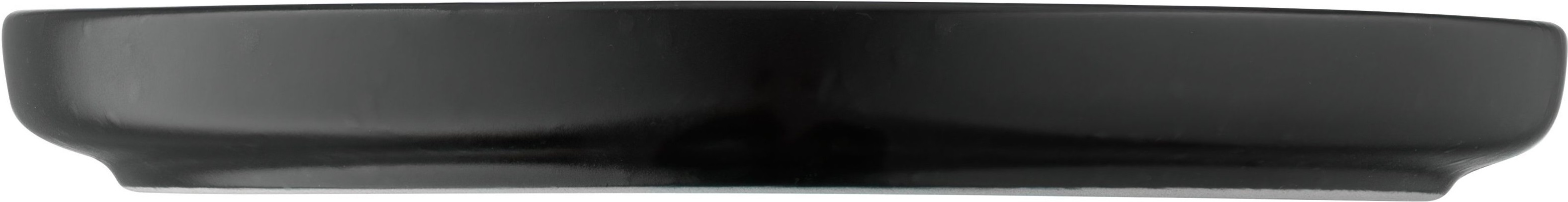 Тарілка Dessert ARDESTO Trento, 20,5 см, чорна, кераміка (AR2920TB)фото