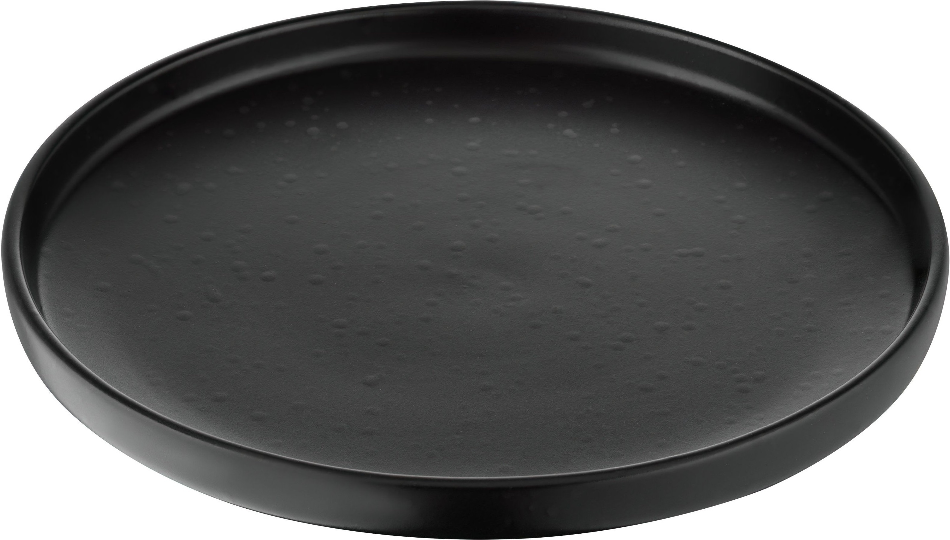 Тарілка Dessert ARDESTO Trento, 20,5 см, чорна, кераміка (AR2920TB)фото