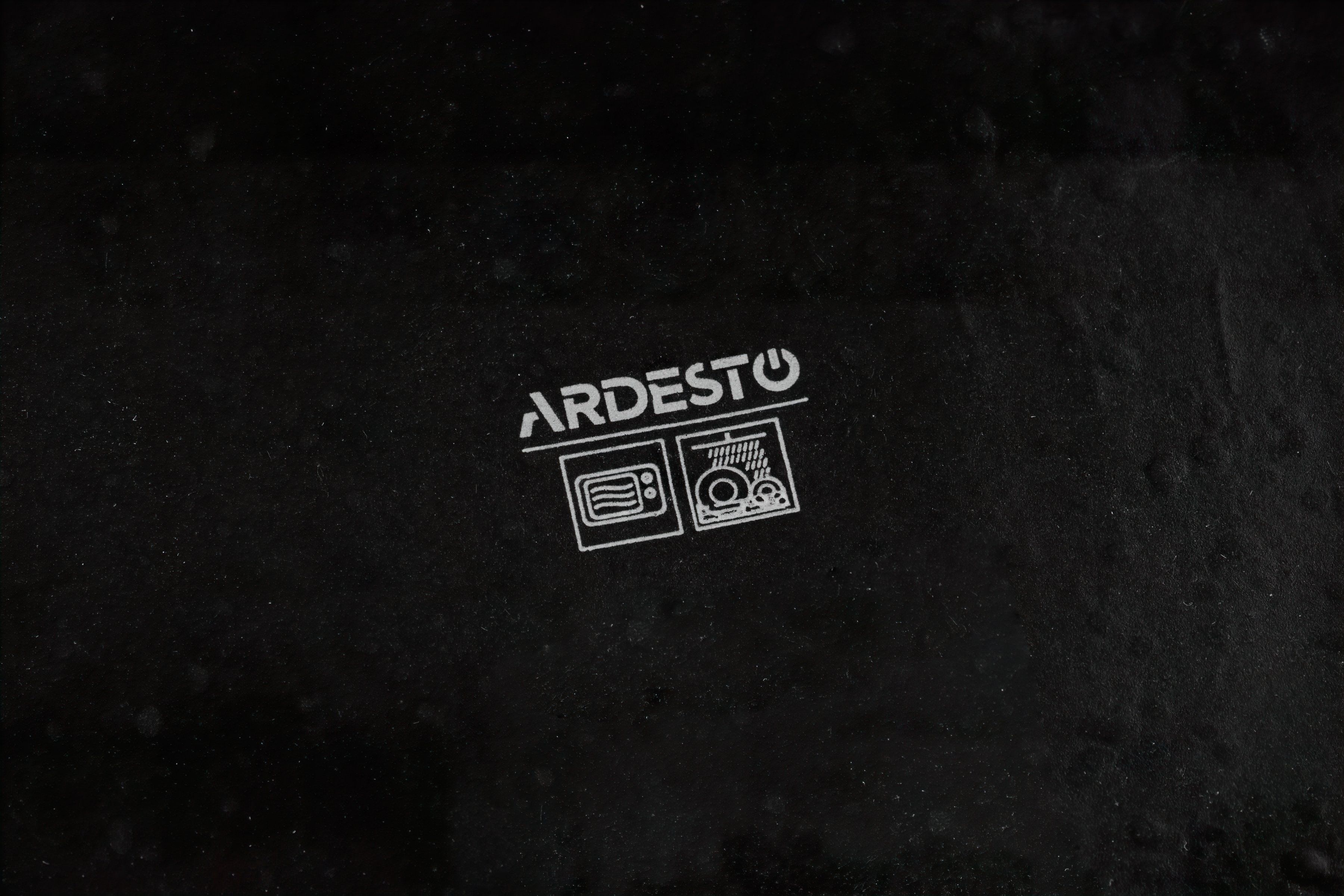 Тарілка Dessert ARDESTO Trento, 20,5 см, чорна, кераміка (AR2920TB)фото