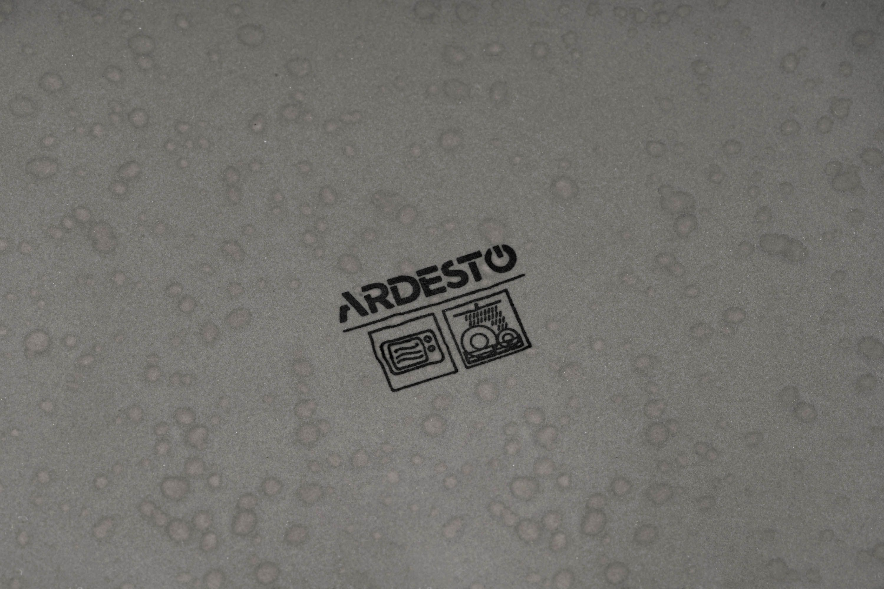 Тарелка обедняя Ardesto Trento, 26,5 см, серая, керамика (AR2926TG) фото 5