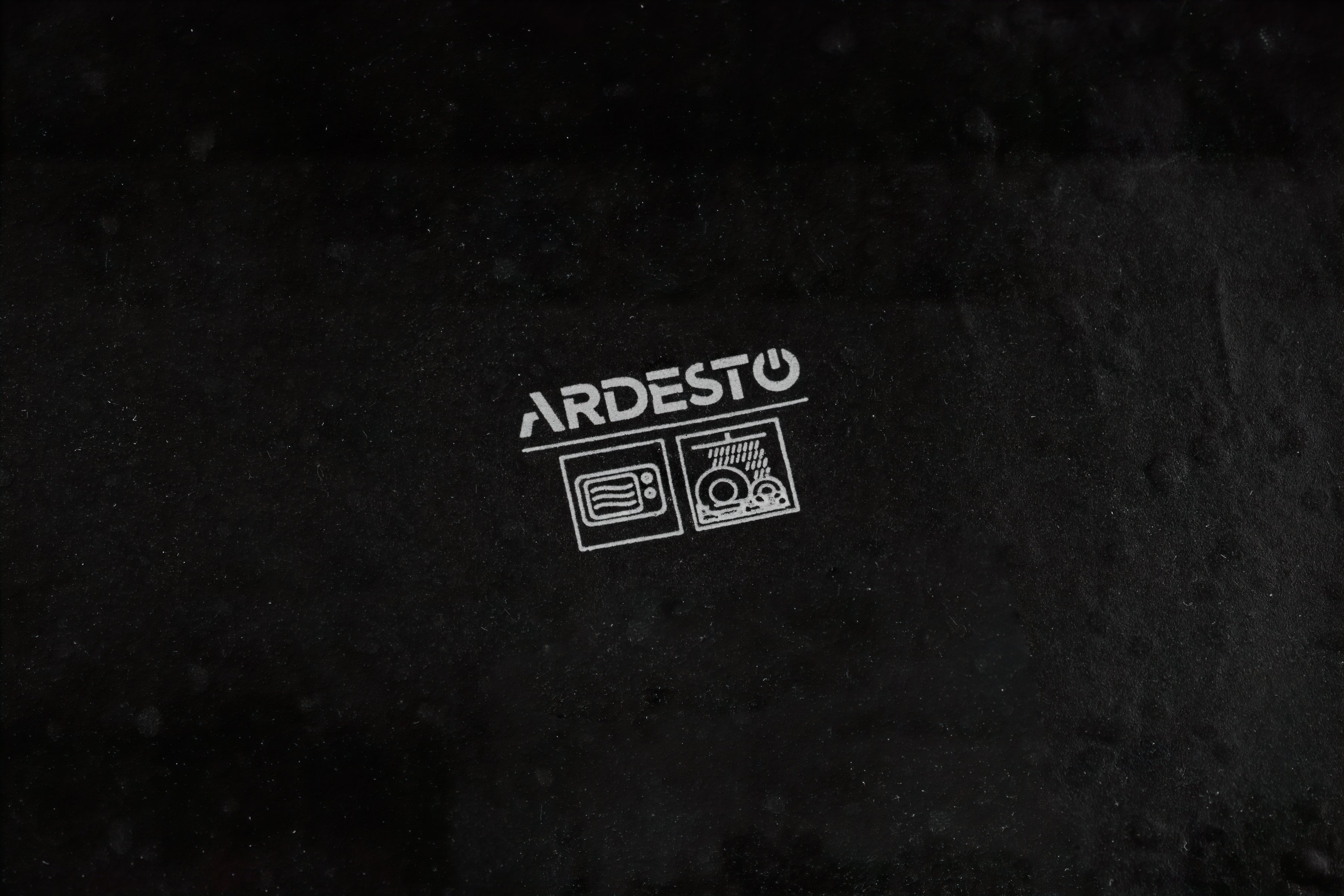 Тарілка обідня ARDESTO Trento, 26,5 см, чорна, кераміка (AR2926TB)фото