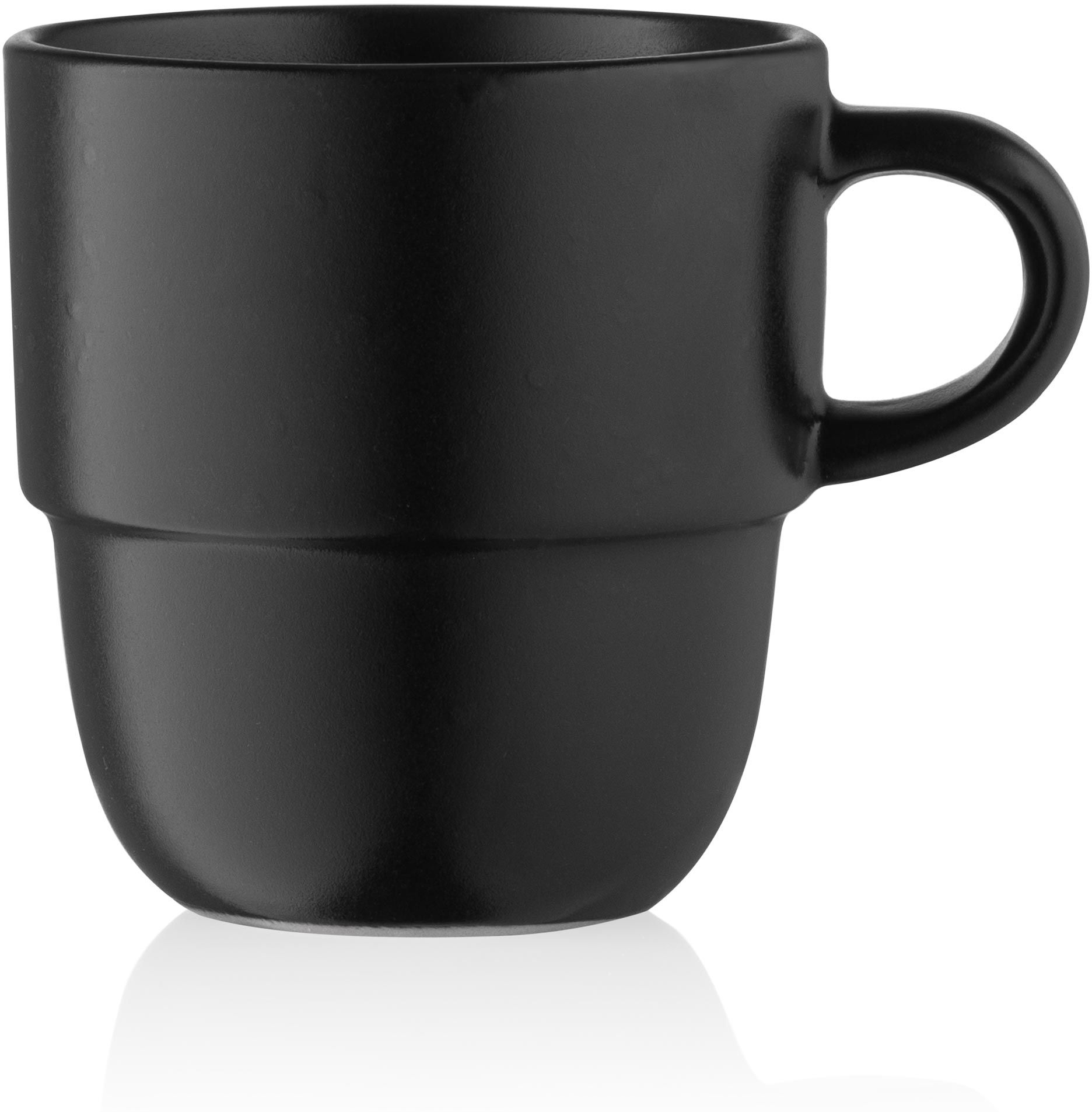 Чашка Ardesto Trento, 390 мл, чорна, кераміка (AR2939TB)фото4