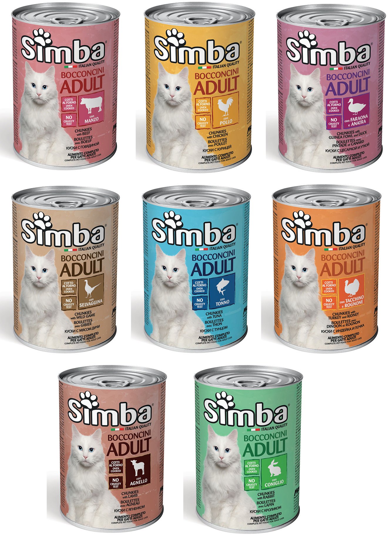 Влажный корм для кошек Simba cat wet с кроликом 415 г фото 2
