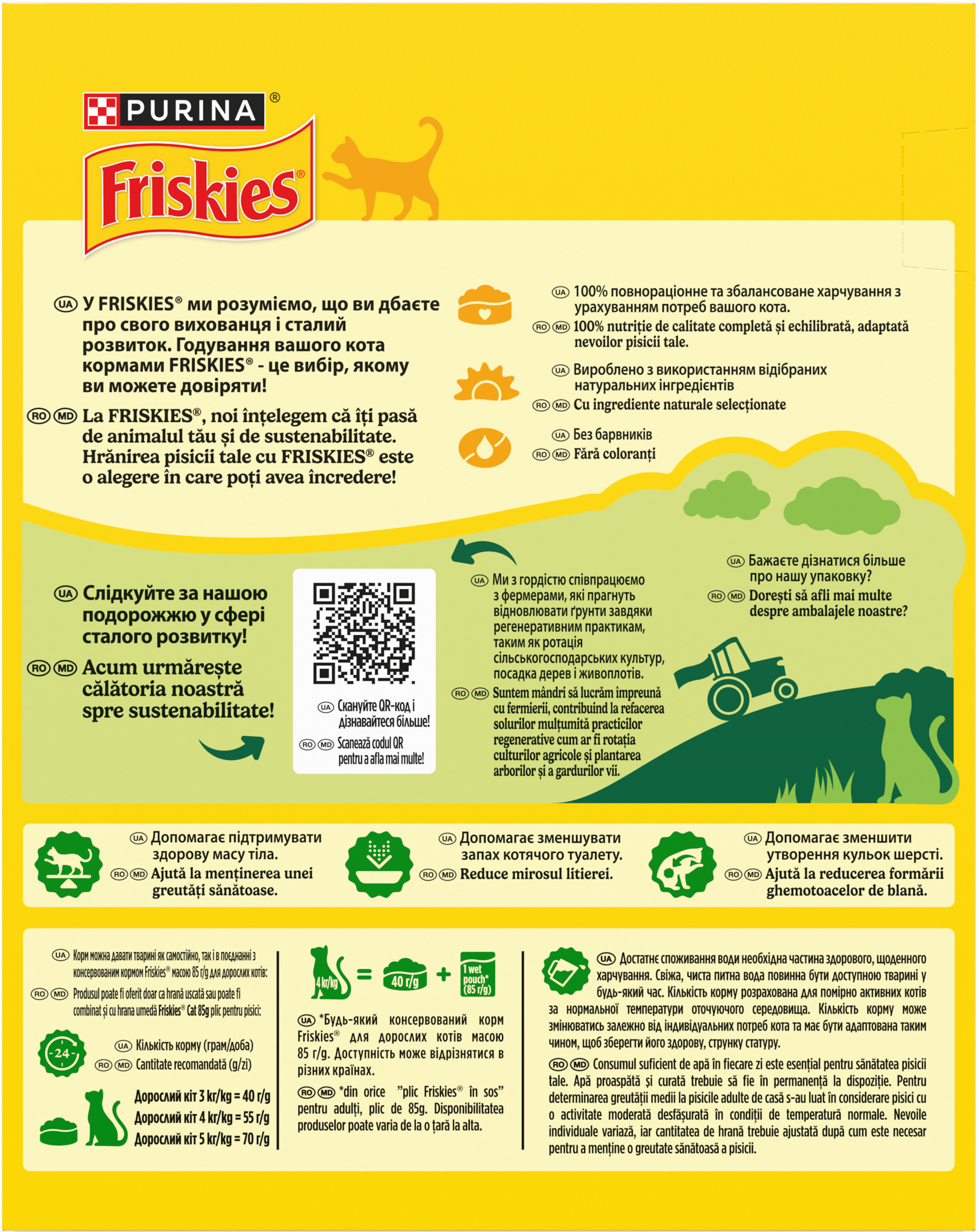 Сухой корм для котов Friskies Indoor с курицей и садовой травой 270 г фото 