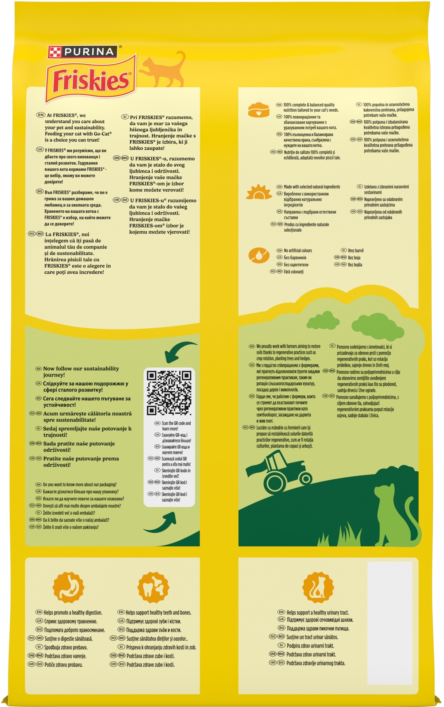 Сухий корм для котів Purina Friskies з лососем і овочами 1.5 кгфото