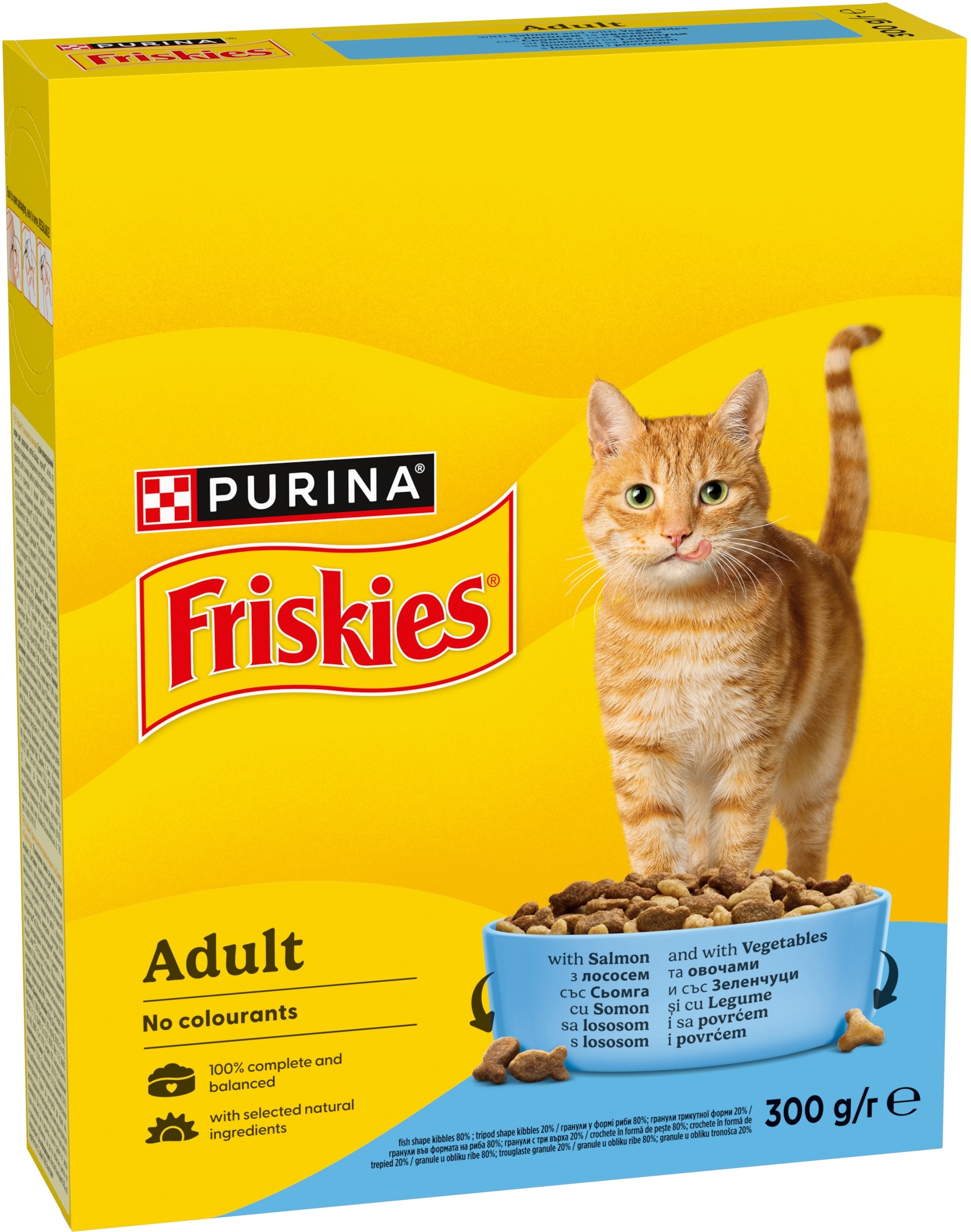 Корм сухой для котов Friskies Indoor с лососем и овощами 300г фото 4