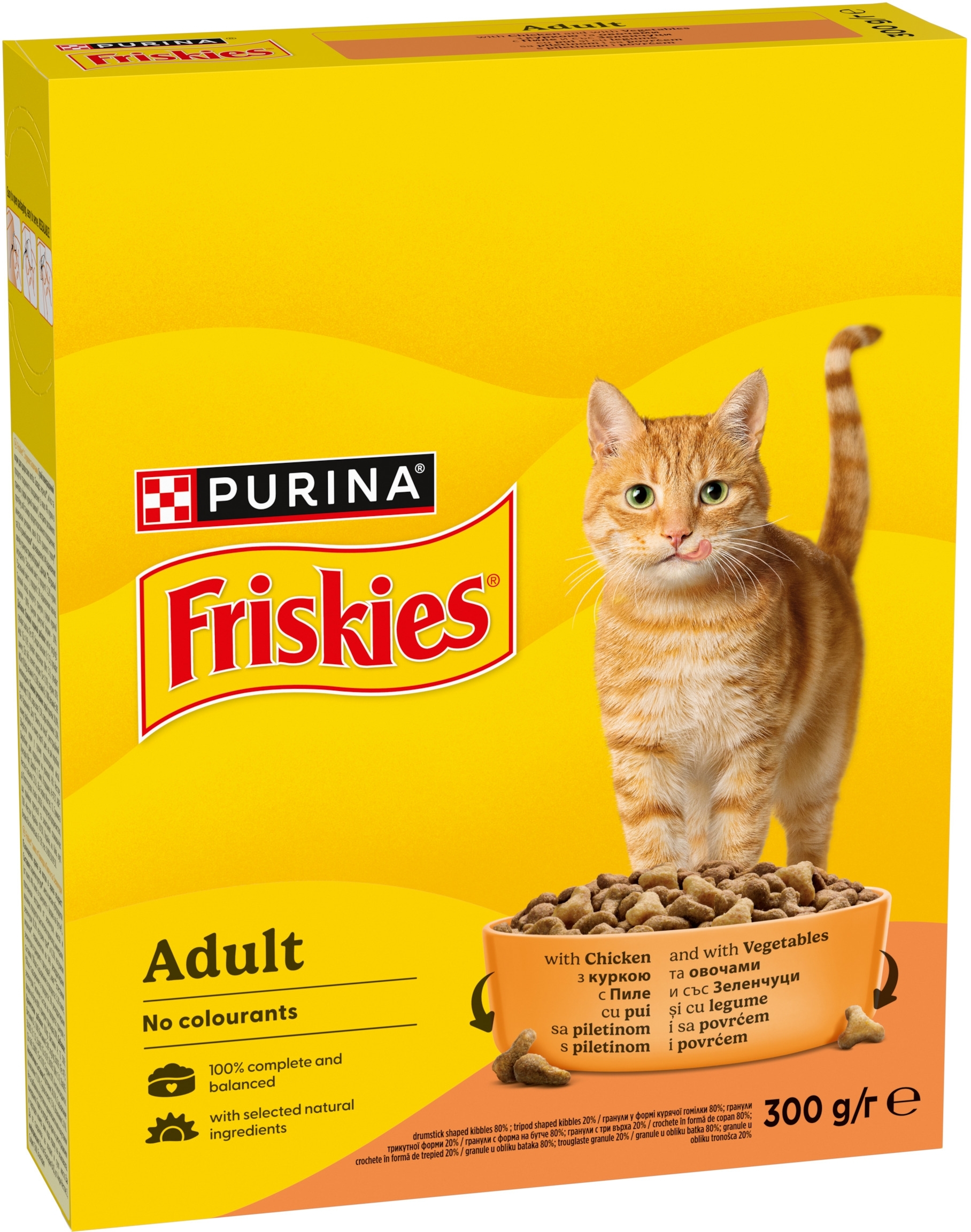 Корм сухий для котів Friskies з куркою і овощами 300гфото