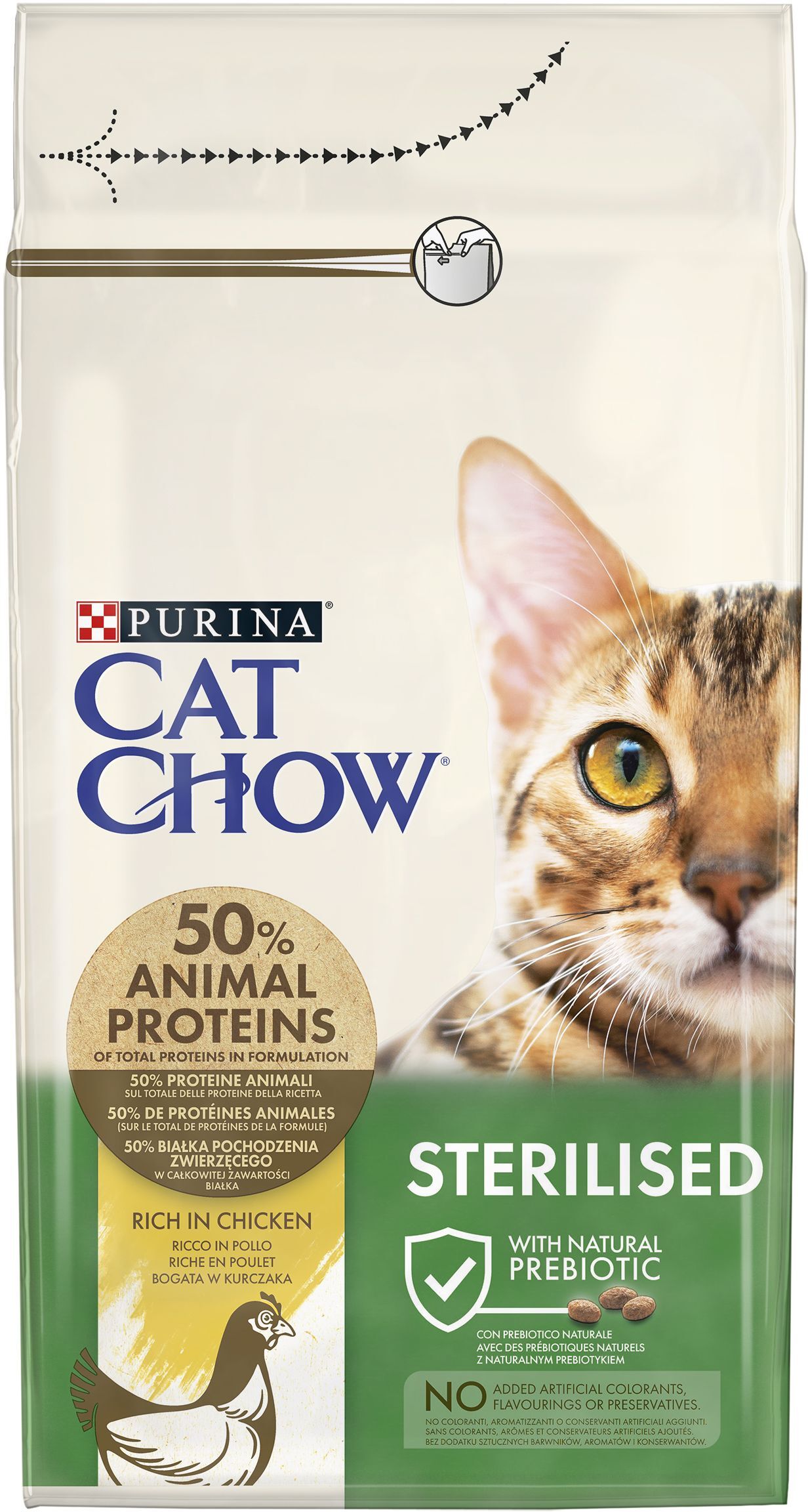 Сухий корм для котів Cat Chow Sterilised з куркою 1,5кгфото