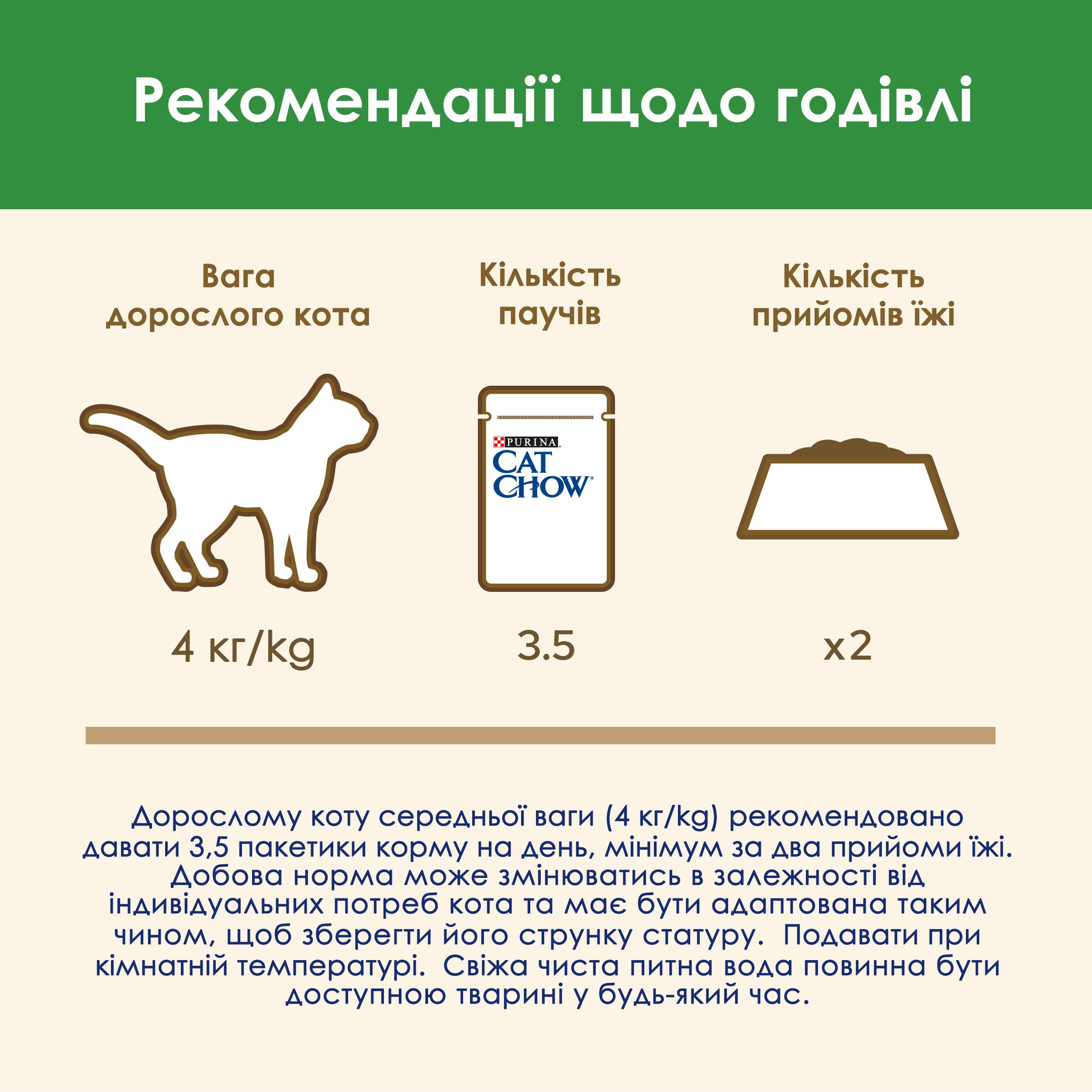Вологий корм для стерилізованих кішок Cat Chow Sterilised з ягням та зеленою квасолею, 85 гфото6