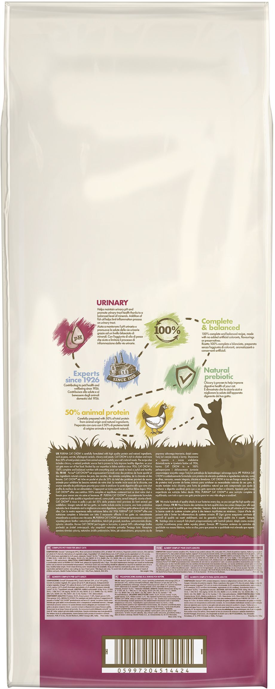 Сухий корм для котів Cat Chow Urinary Tract Health з куркою 15кгфото