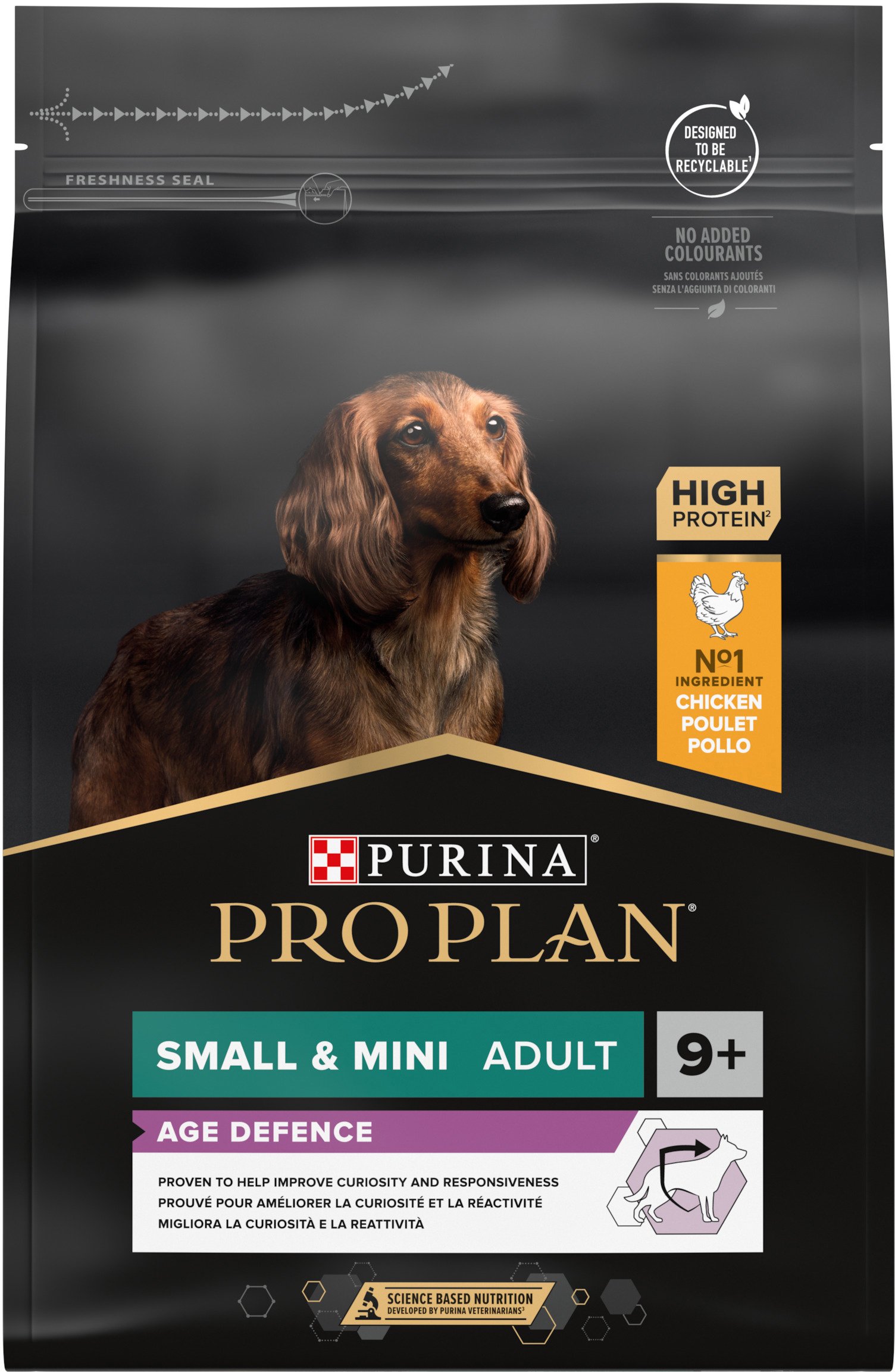 Сухой корм для собак мелких пород старше девяти лет Purina Pro Plan Small&Mini Adult с курицей, 3 кг фото 2