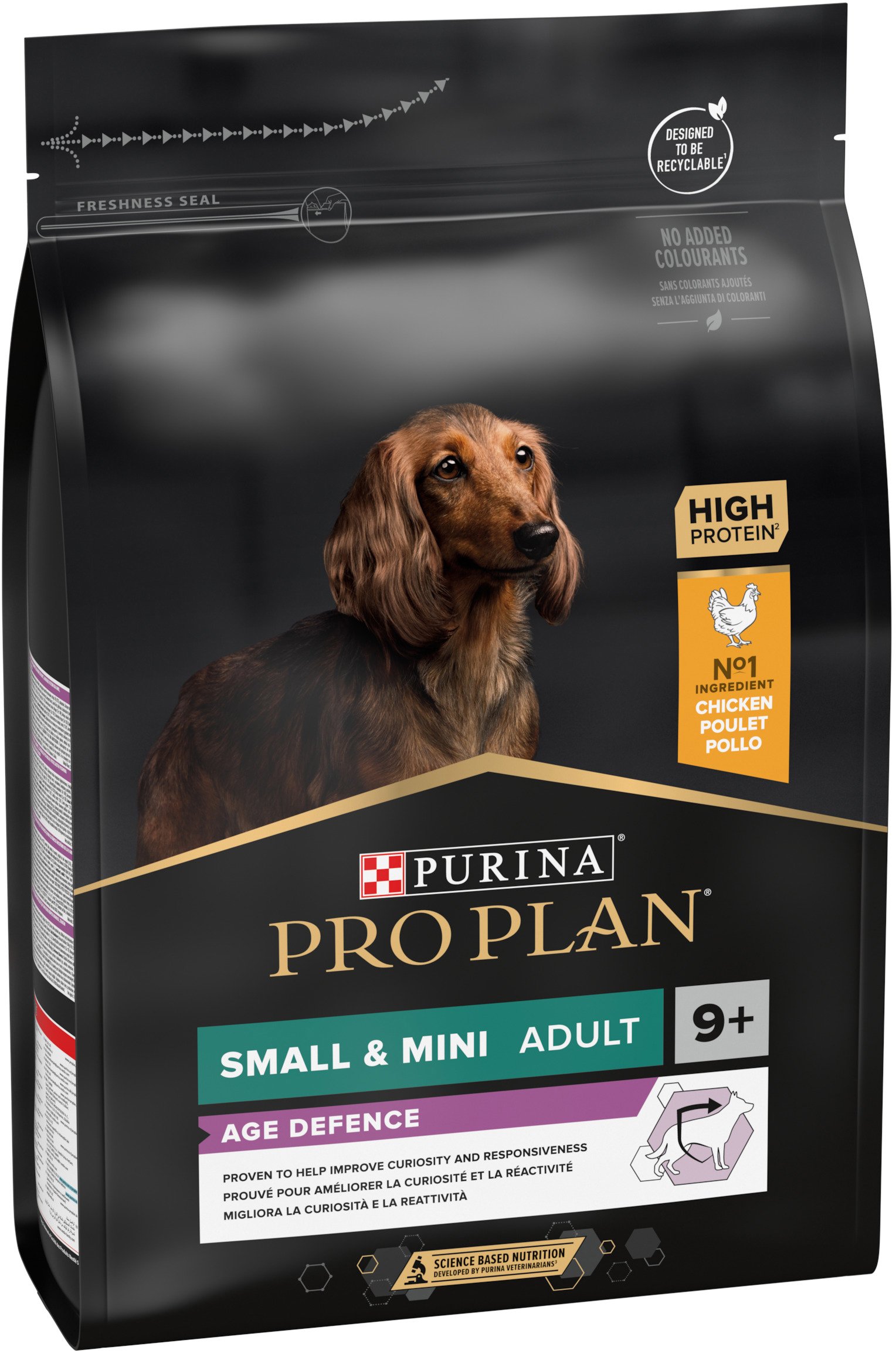 Сухой корм для собак мелких пород старше девяти лет Purina Pro Plan Small&Mini Adult с курицей, 3 кг фото 3