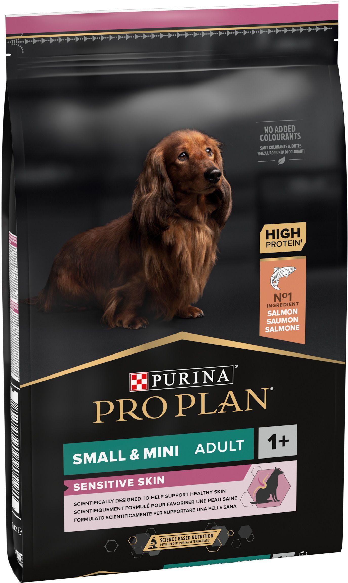 Сухий корм для собак дрібних порід з чутливою шкірою Purina Pro Plan Adult з лососем і рисом 7 кгфото3