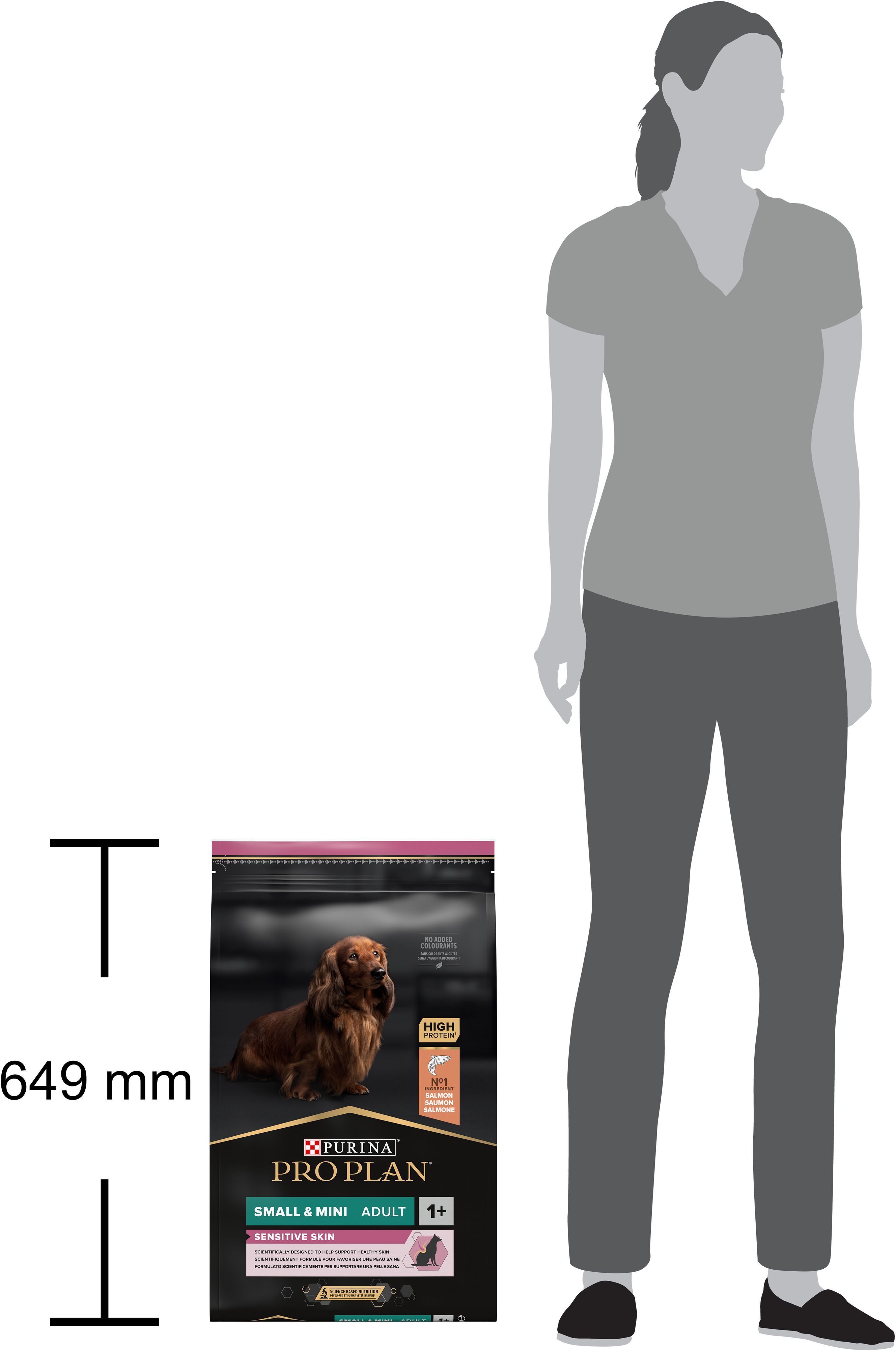 Сухий корм для собак дрібних порід з чутливою шкірою Purina Pro Plan Adult з лососем і рисом 7 кгфото5