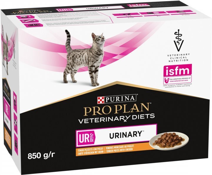 Влажный корм Purina Veterinary Diets Urinary для кошек, при заболевании мочеполовой системы, с курицей, 85 г фото 3