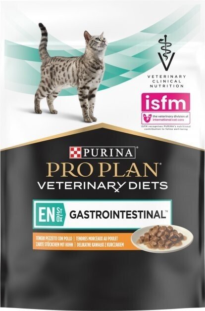 Упаковка влажного диетического корма для котят и взрослых кошек при болезнях желудочно-кишечного тракта Purina Pro Plan фото 4
