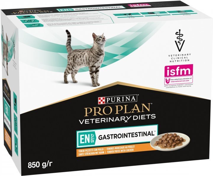 Упаковка влажного диетического корма для котят и взрослых кошек при болезнях желудочно-кишечного тракта Purina Pro Plan фото 3