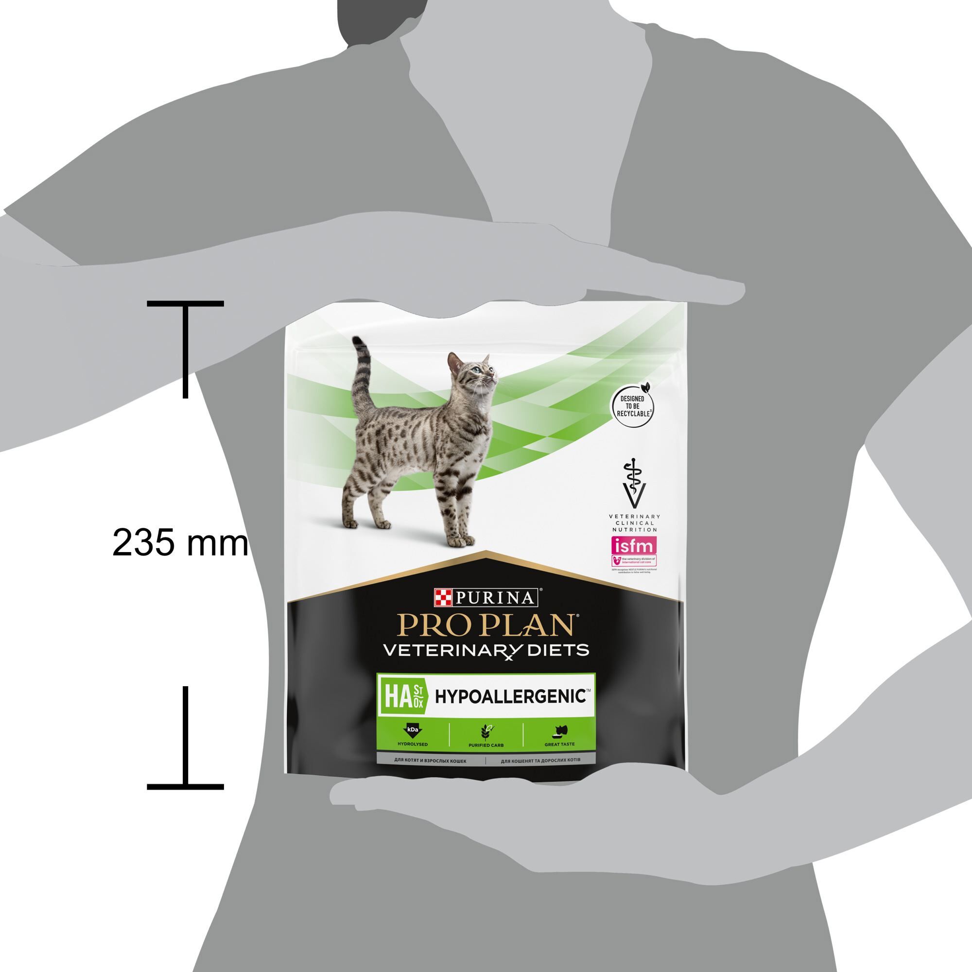 Сухий корм для котів при алергічних реакціях Pro Plan Veterinary Diets Hypoallergenic 325 гфото9