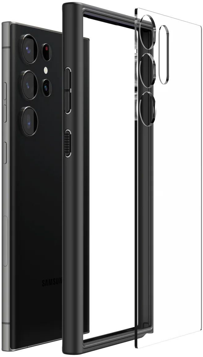 Чохол Spigen для Samsung Galaxy S23 Ultra Ultra Hybrid, Matte Black (ACS05618)фото6