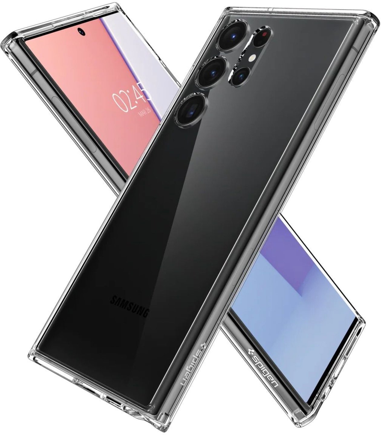 Чехол Spigen для Samsung Galaxy S23 Ultra Ultra Hybrid, Crystal Clear (ACS05617) фото 4