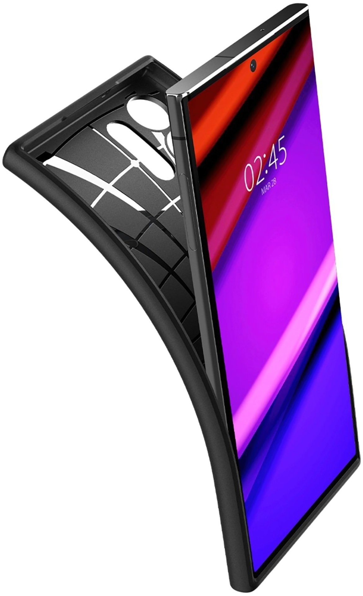 Чохол Spigen для Samsung Galaxy S23 Ultra Core Armor, Matte Black (ACS05643)фото4