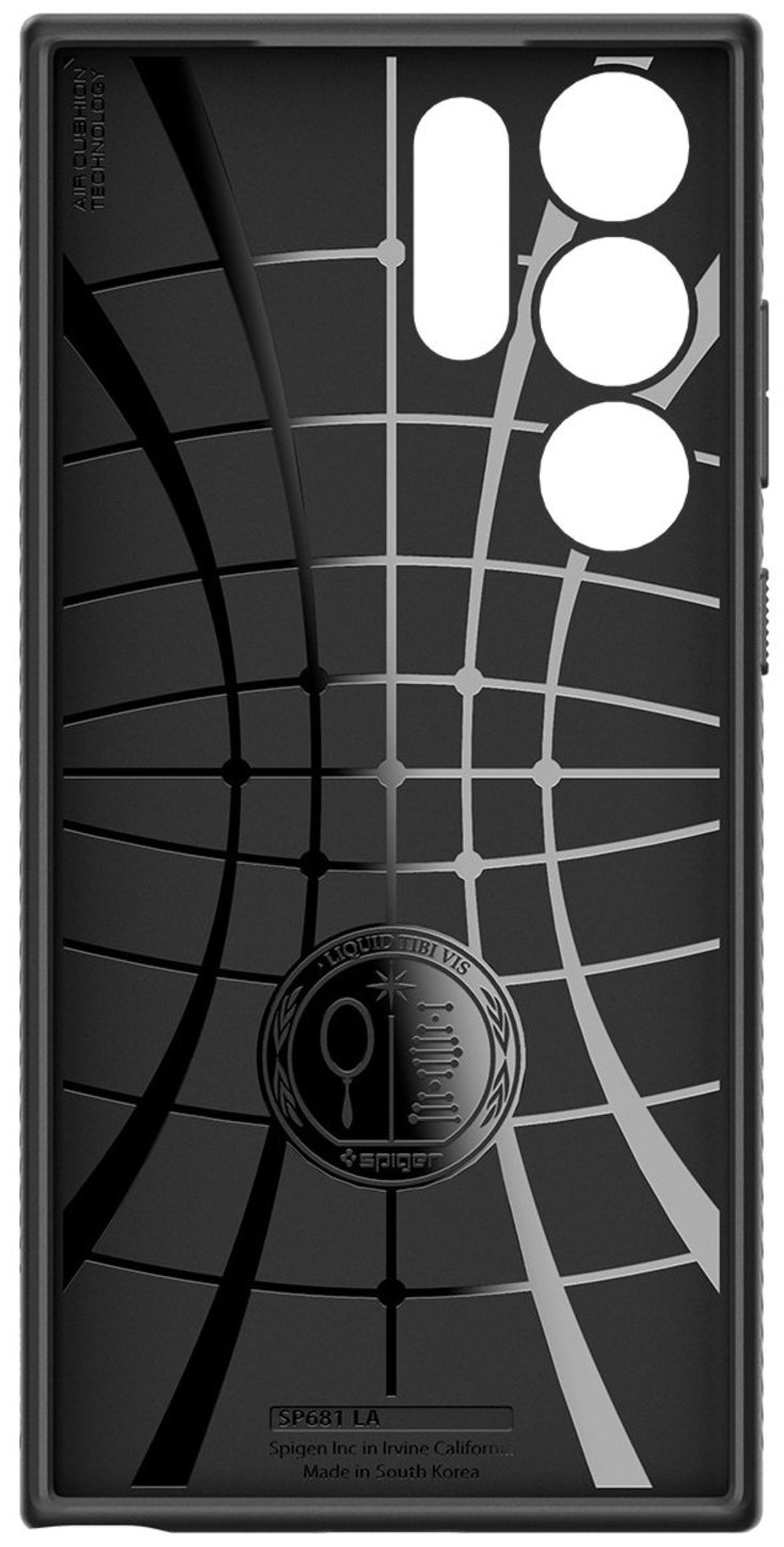 Чехол Spigen для Samsung Galaxy S23 Ultra Liquid Air, Matte Black (ACS05614) фото 7