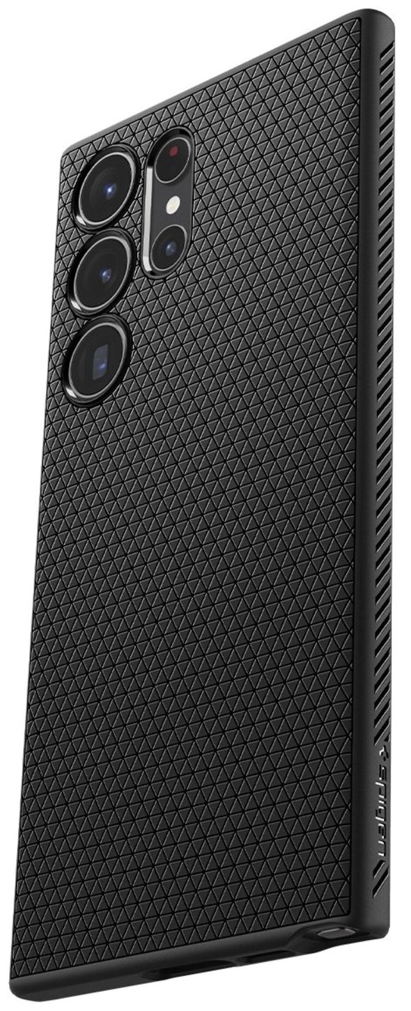 Чехол Spigen для Samsung Galaxy S23 Ultra Liquid Air, Matte Black (ACS05614) фото 10