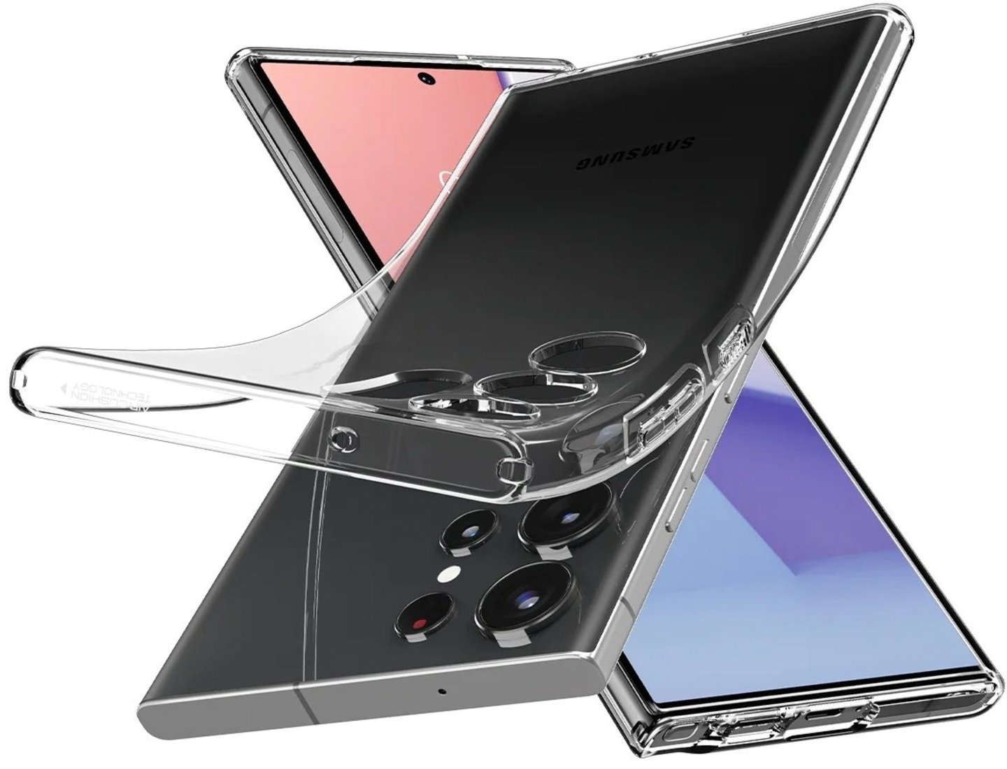 Чохол Spigen для Samsung Galaxy S23 Ultra Liquid Crystal, Crystal Clear (ACS05610)фото5