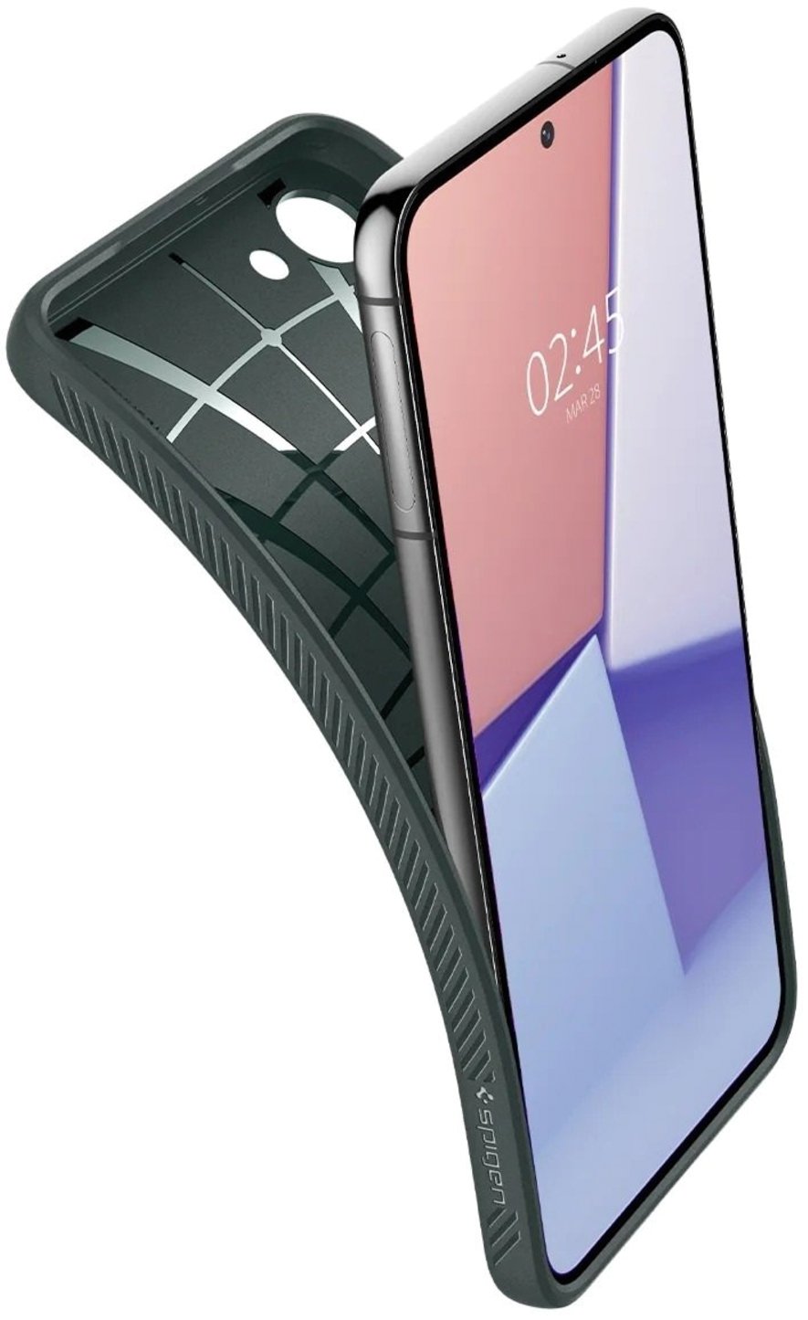 Чехол Spigen для Samsung Galaxy S23 Liquid Air, Abyss Green (ACS05713) фото 5