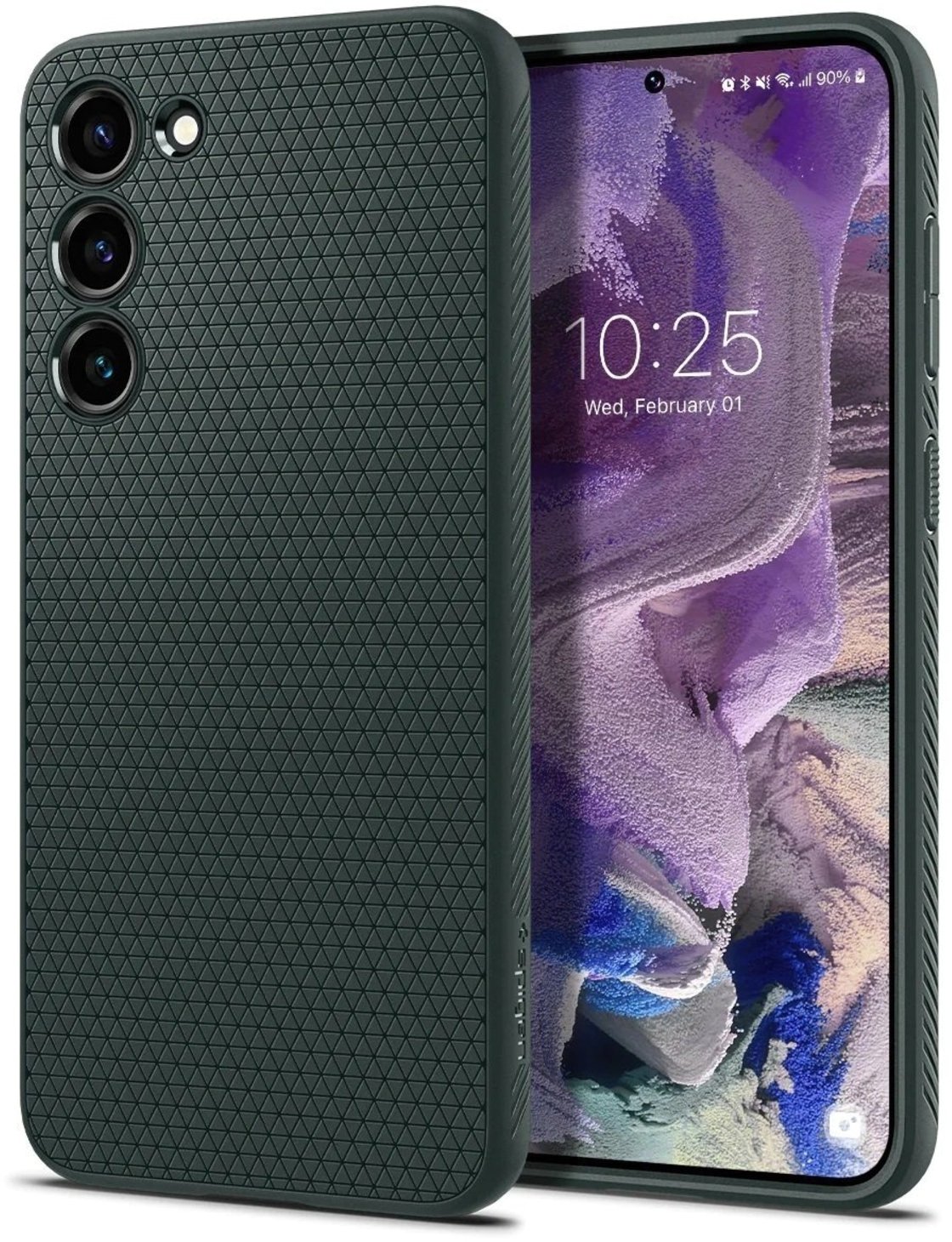 Чехол Spigen для Samsung Galaxy S23 Liquid Air, Abyss Green (ACS05713) фото 2