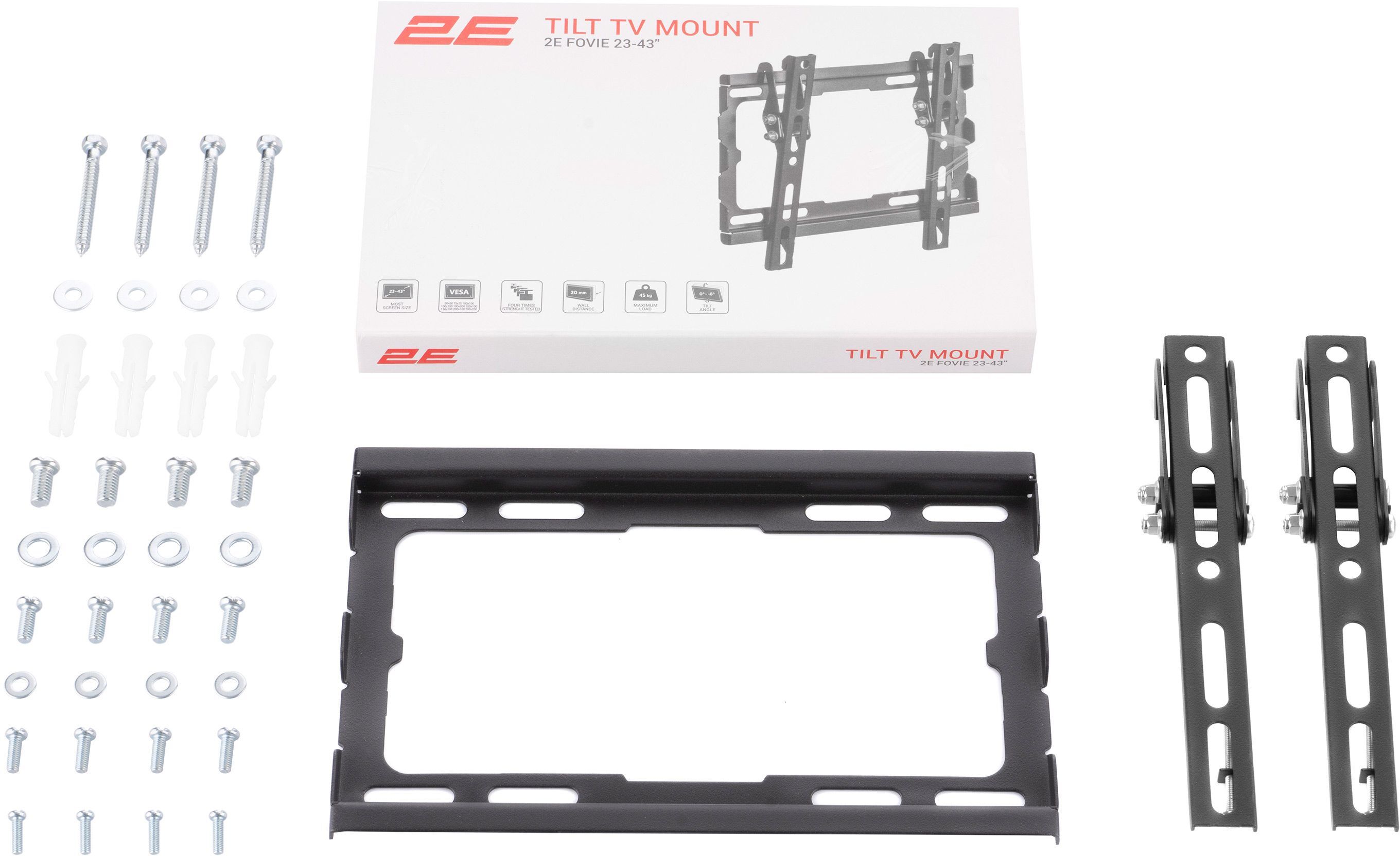 Кріплення похиле 2E для ТВ 23-43" (2E2GEN2343TILT)фото