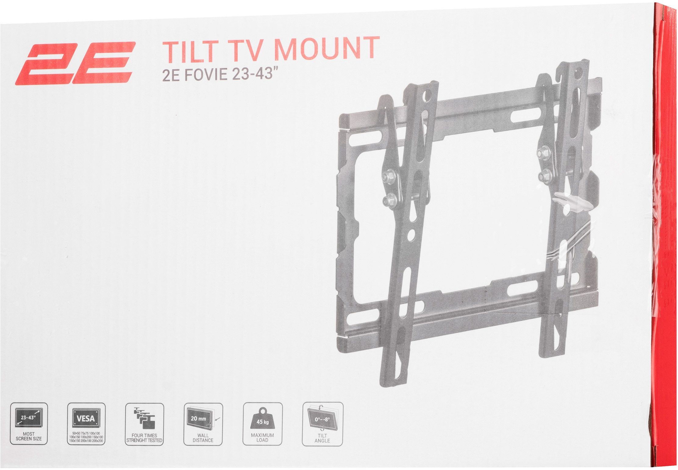 Кріплення похиле 2E для ТВ 23-43" (2E2GEN2343TILT)фото