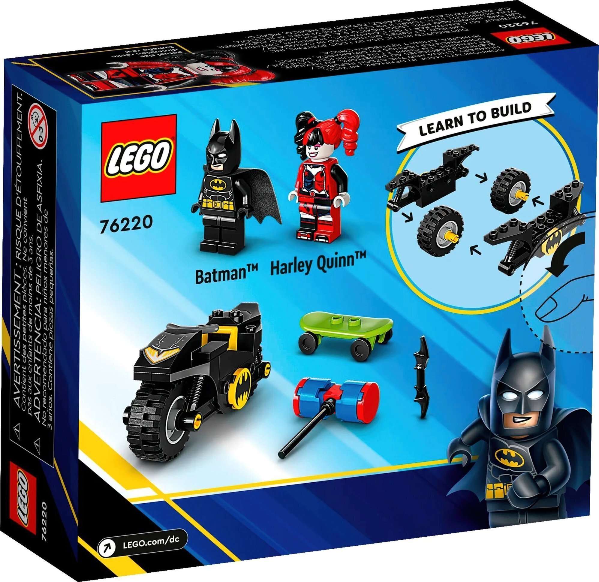 LEGO 76220 Super Heroes Бэтмен против Харли Квин фото 6