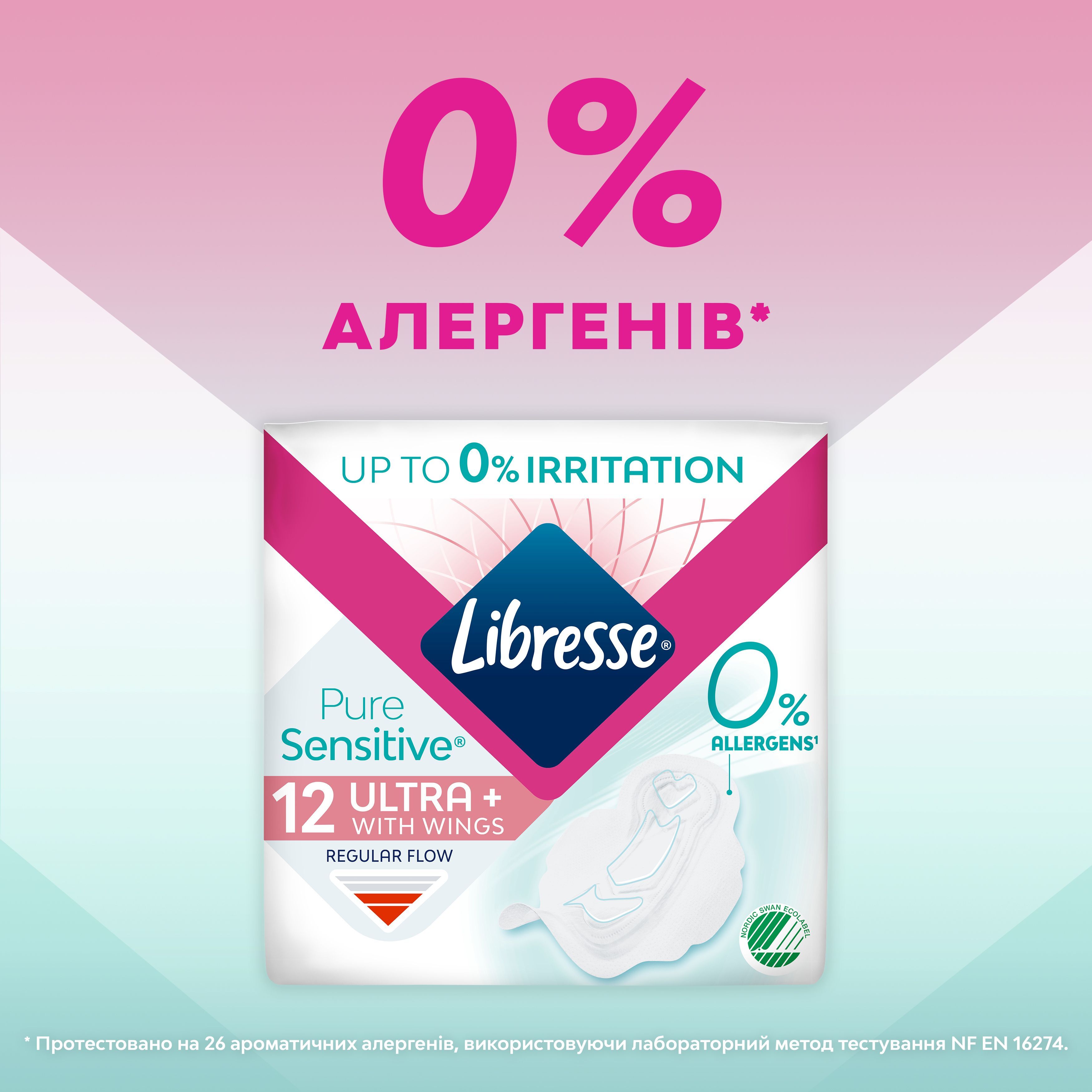 Прокладки гігієнічні Libresse Pure Sensitive Ultra Normal 12фото4