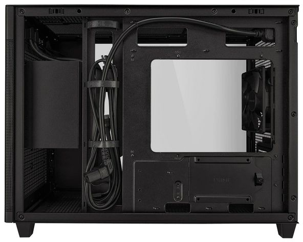 Корпус ASUS Prime AP201 Tempered Glas, без БП, 2xUSB3.2, 1xUSB Type-C, Tempered Glass side, mATX, Black фото 