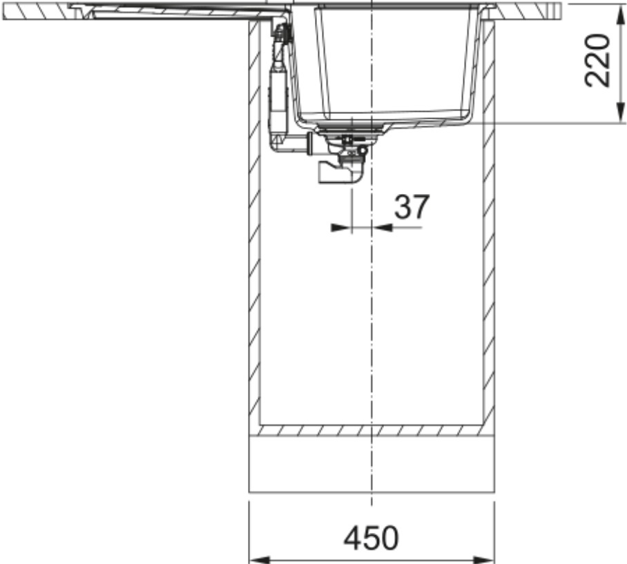 Кухонная мойка Franke UBG 611-78 Black Edition, черный матовый (114.0699.234) фото 3
