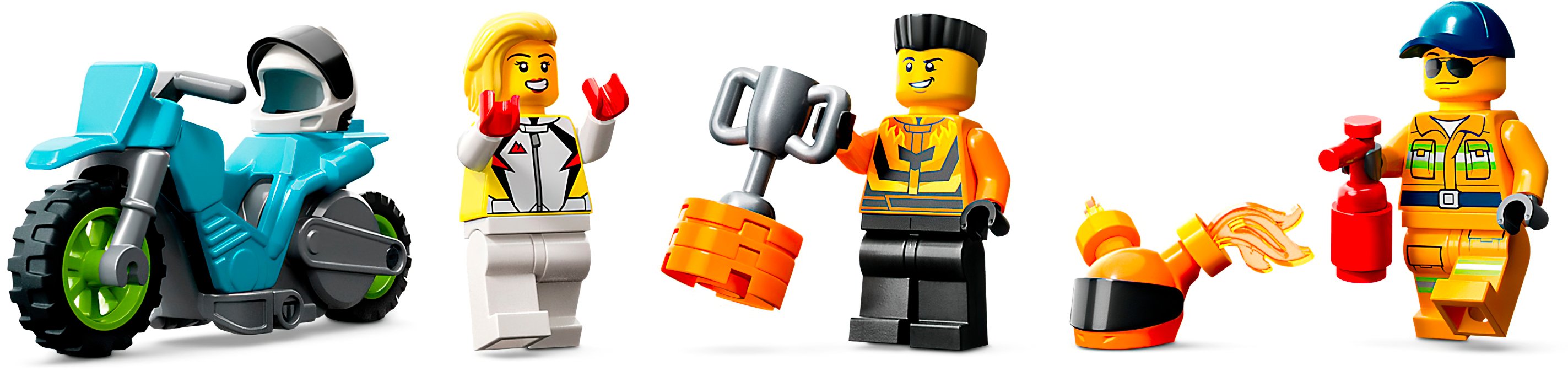 LEGO 60357 City Stuntz Задания с каскадерским грузовиком и огненным кругом фото 5