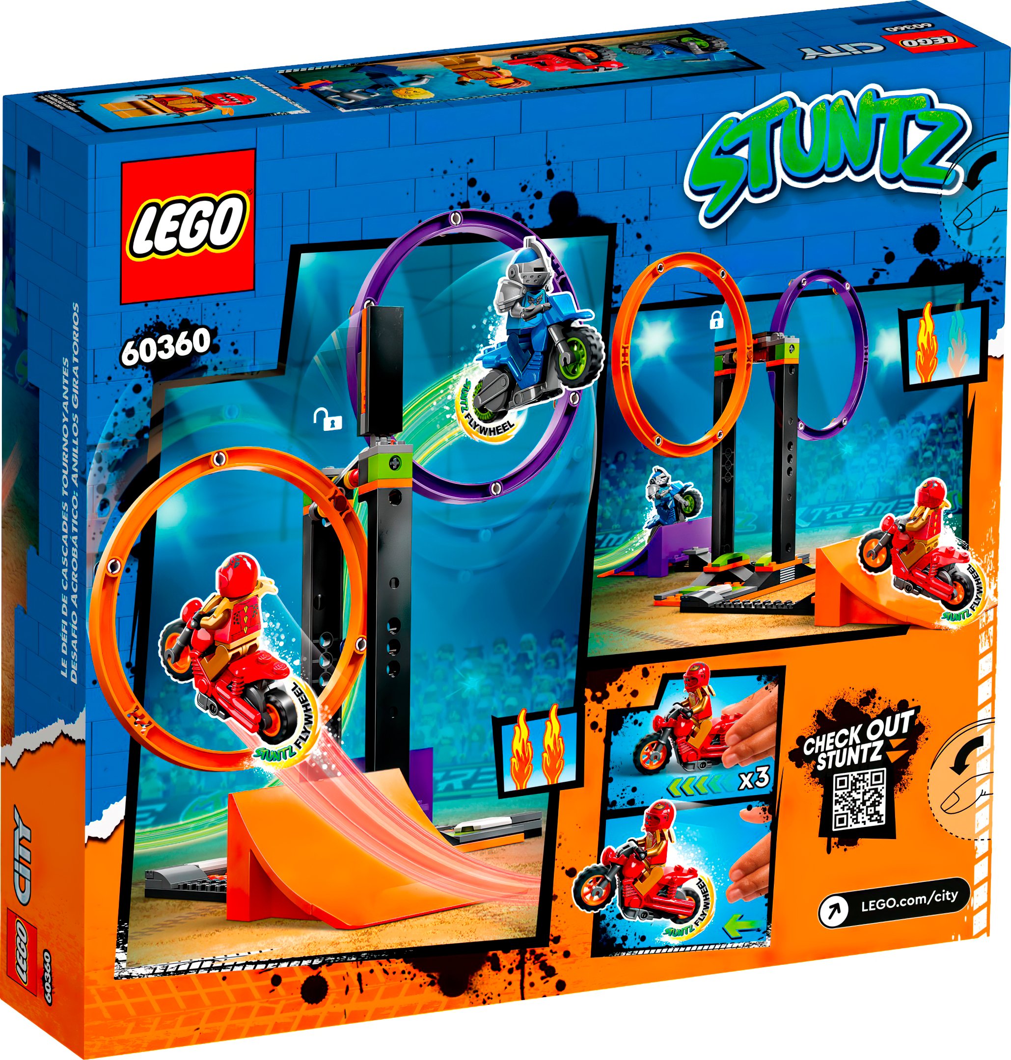 LEGO 60360 City Stuntz Каскадерская задача с вращением фото 8