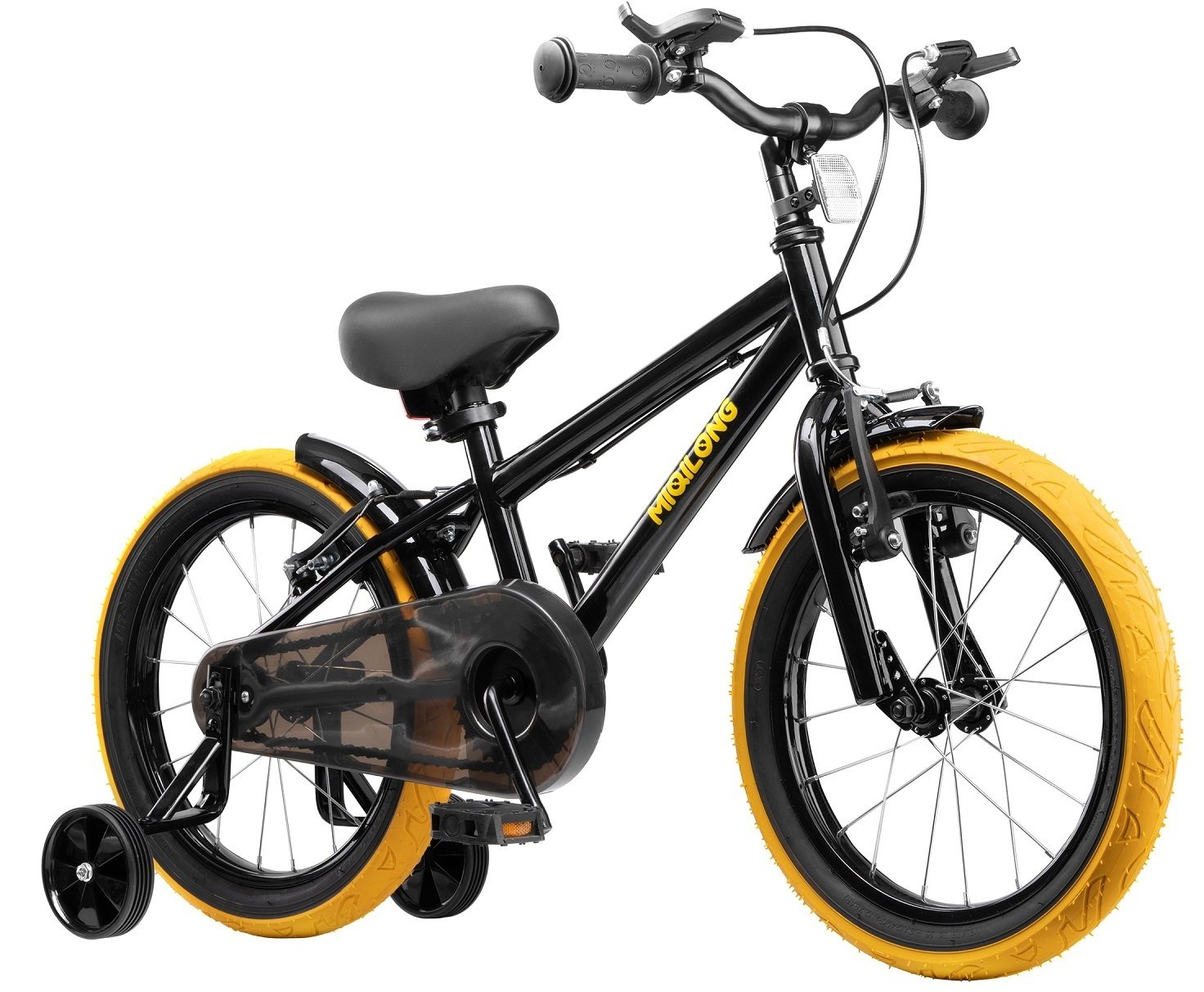 Детский велосипед Miqilong ST Черный 16` ATW-ST16-BLACK (повреждена упаковка) фото 3
