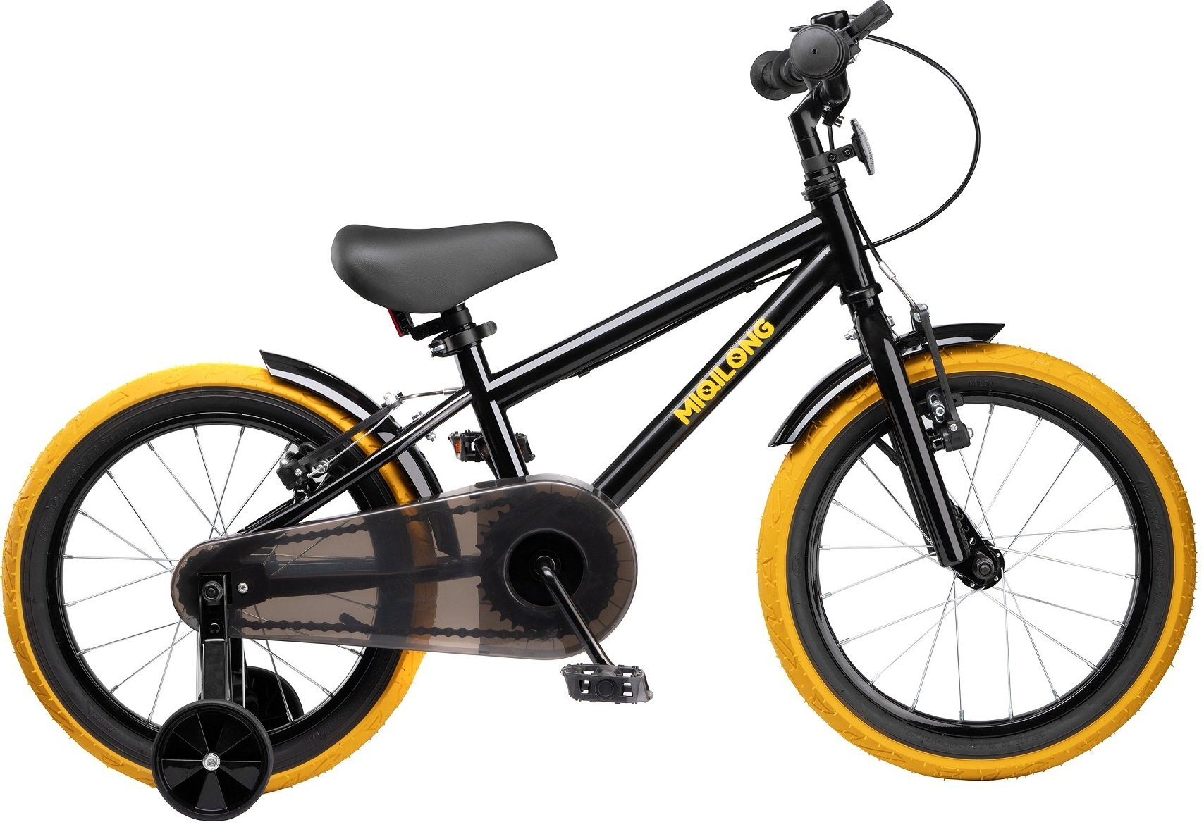 Дитячий велосипед Miqilong ST Чорний 16` ATW-ST16-BLACK (пошкоджена упаковка)фото2