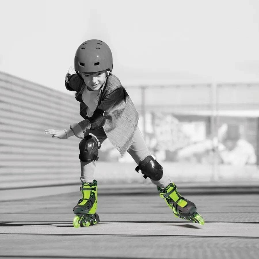 Роликові ковзани Neon Inline Skates Зелений (Розмір 34-37)фото7