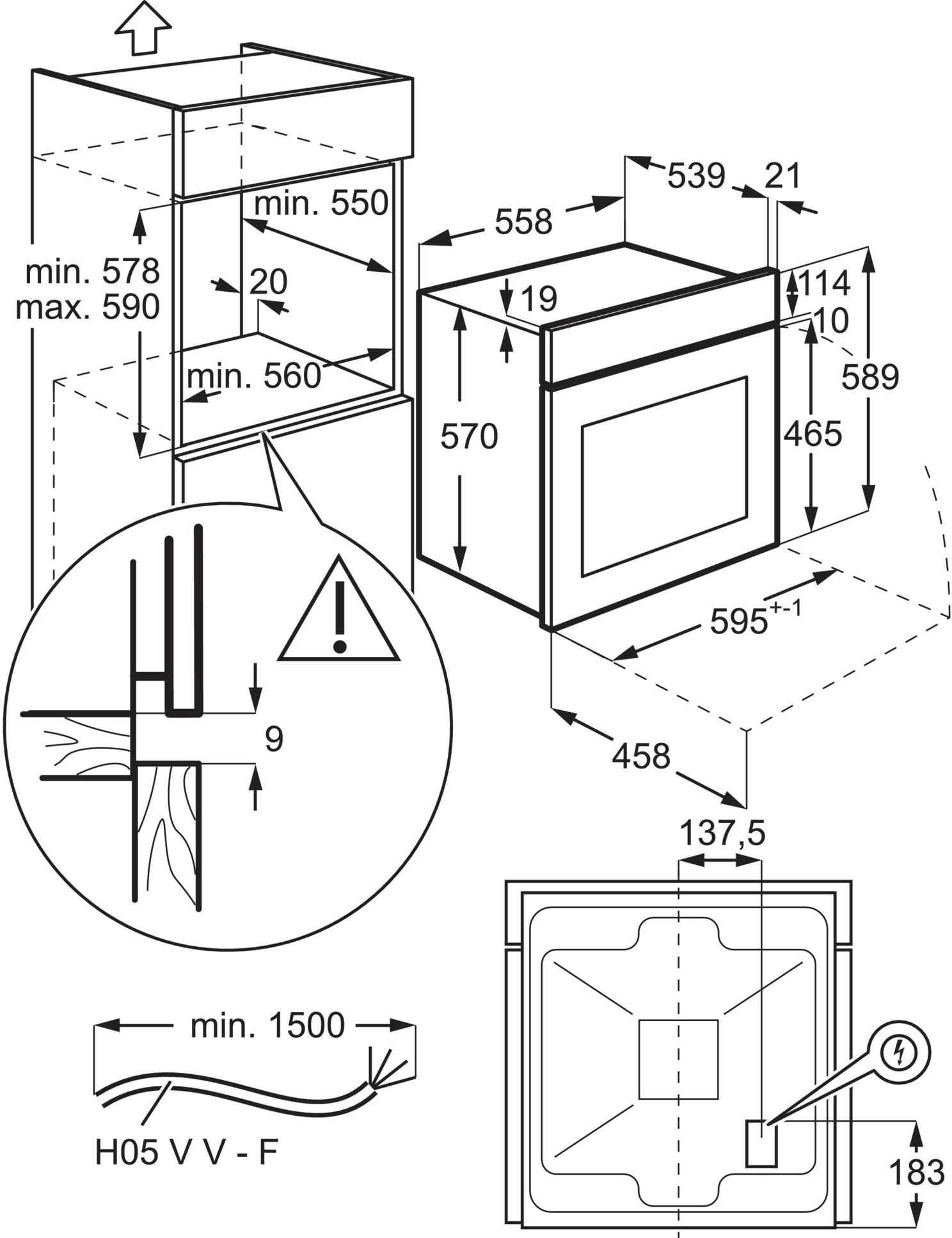 Духовой шкаф Electrolux EOF5C50BZ фото 2