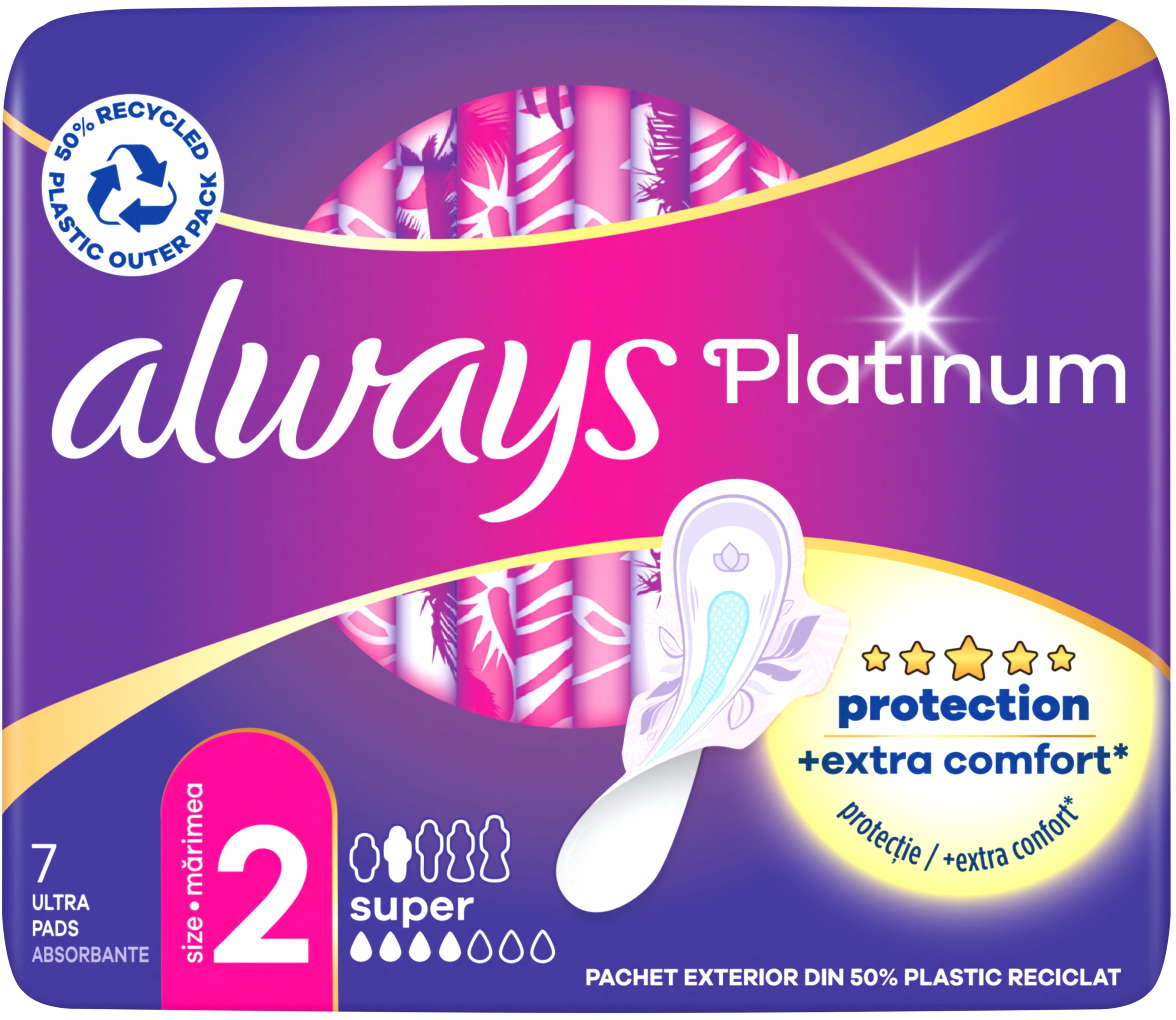 Гігієнічні прокладки Always Platinum Super (Розмір 2) 7 штфото2