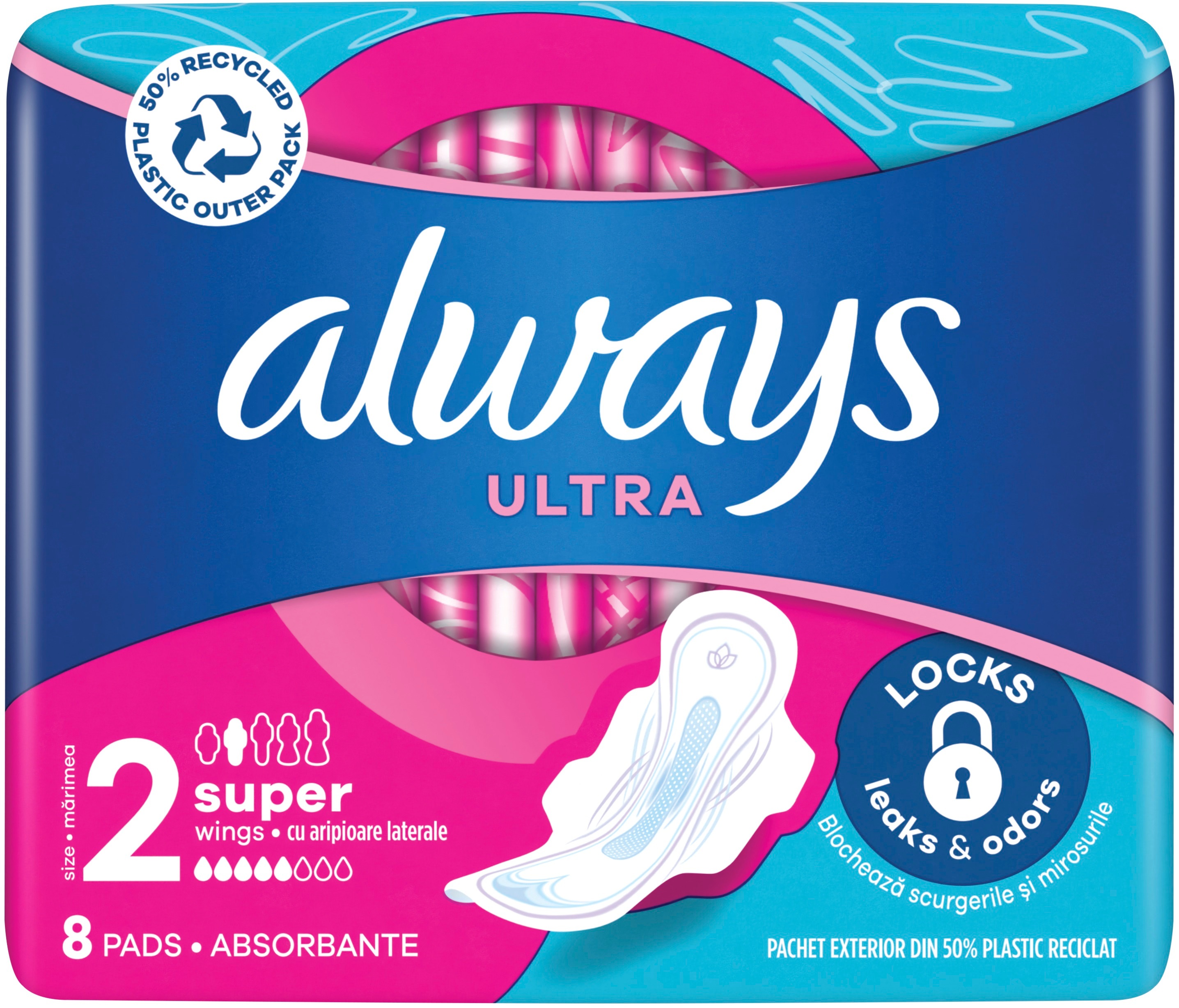 Гігієнічні прокладки Always Ultra Super (Розмір 2) 8 штфото