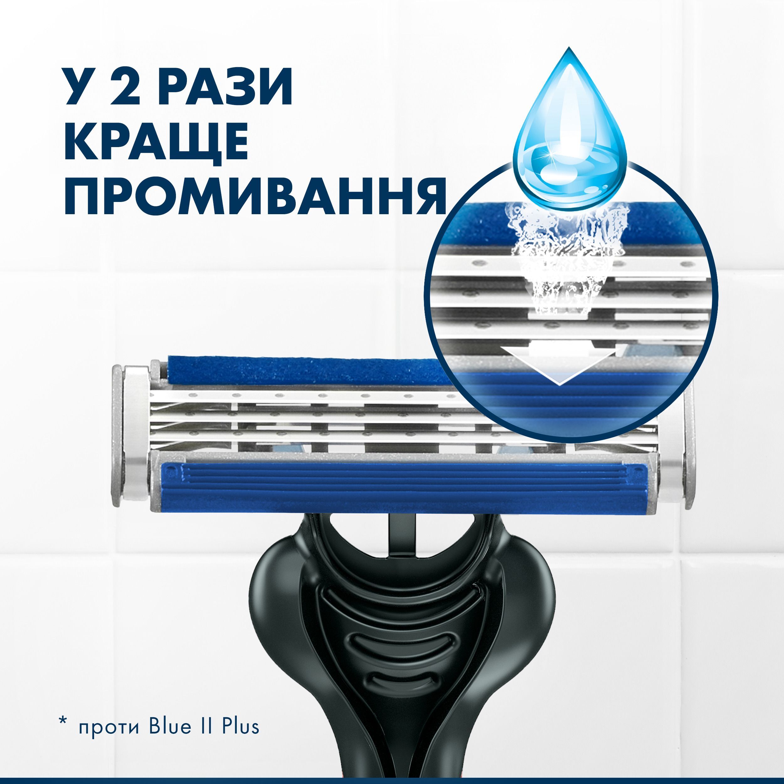 Бритви одноразові Gillette Blue 3 Nitro 5+1 штфото