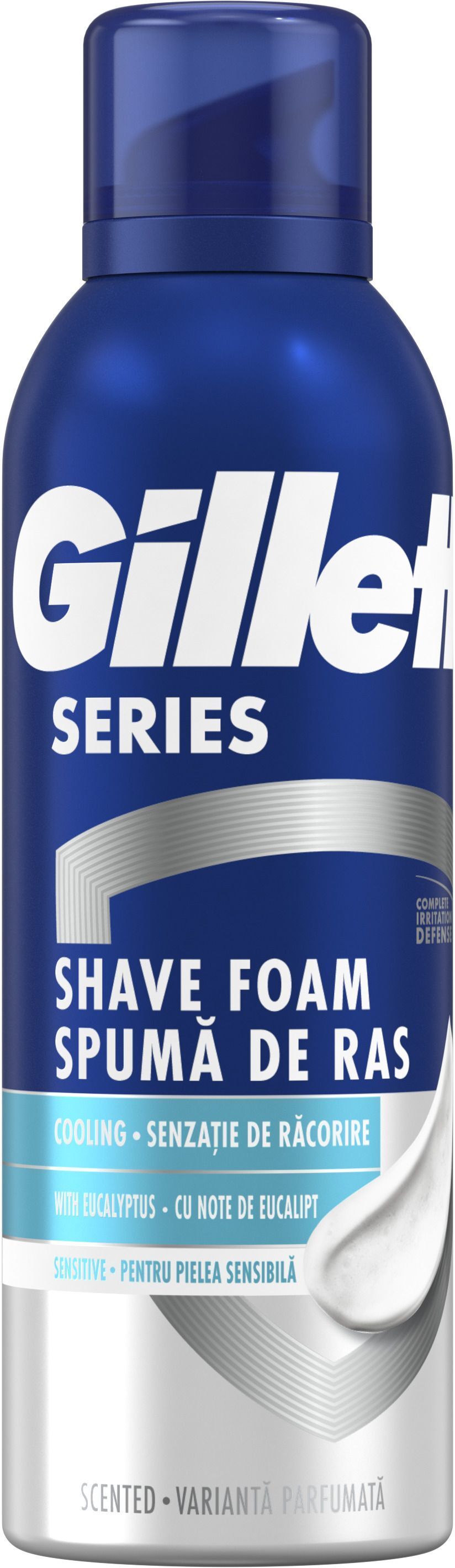 Піна для гоління Gillette Series Охолоджуюча з евкаліптом 200 млфото2