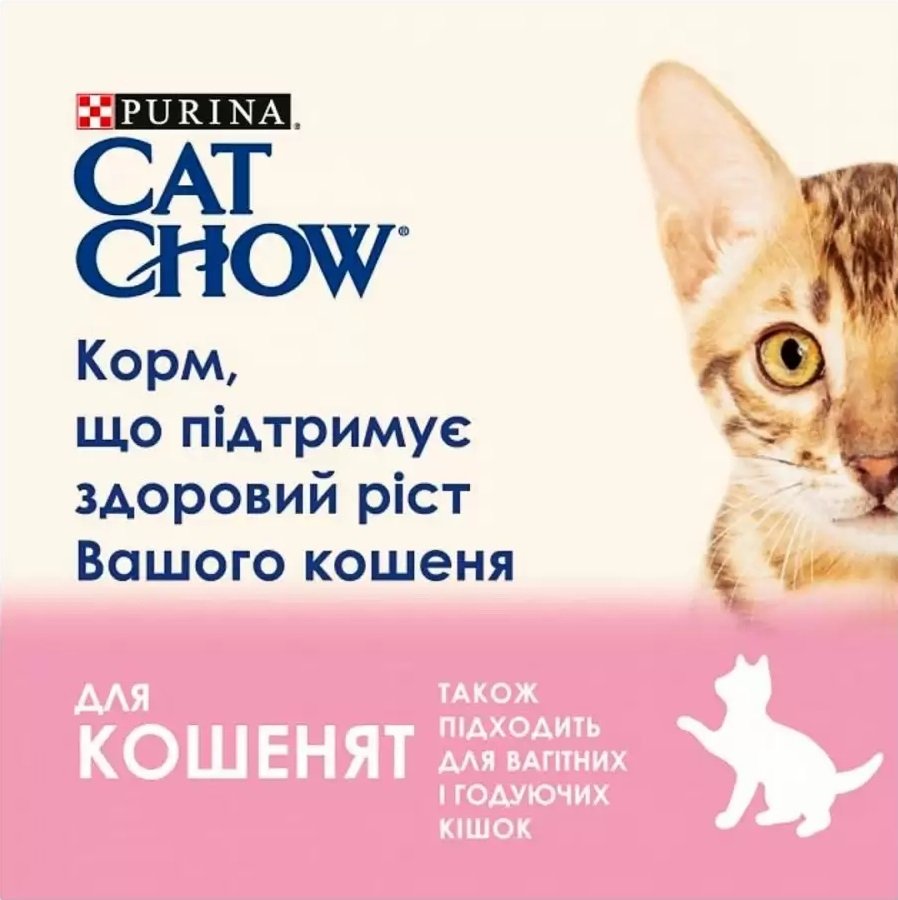 Вологий корм для кошенят Cat Chow з ягням та цукіні в желе 85гфото6