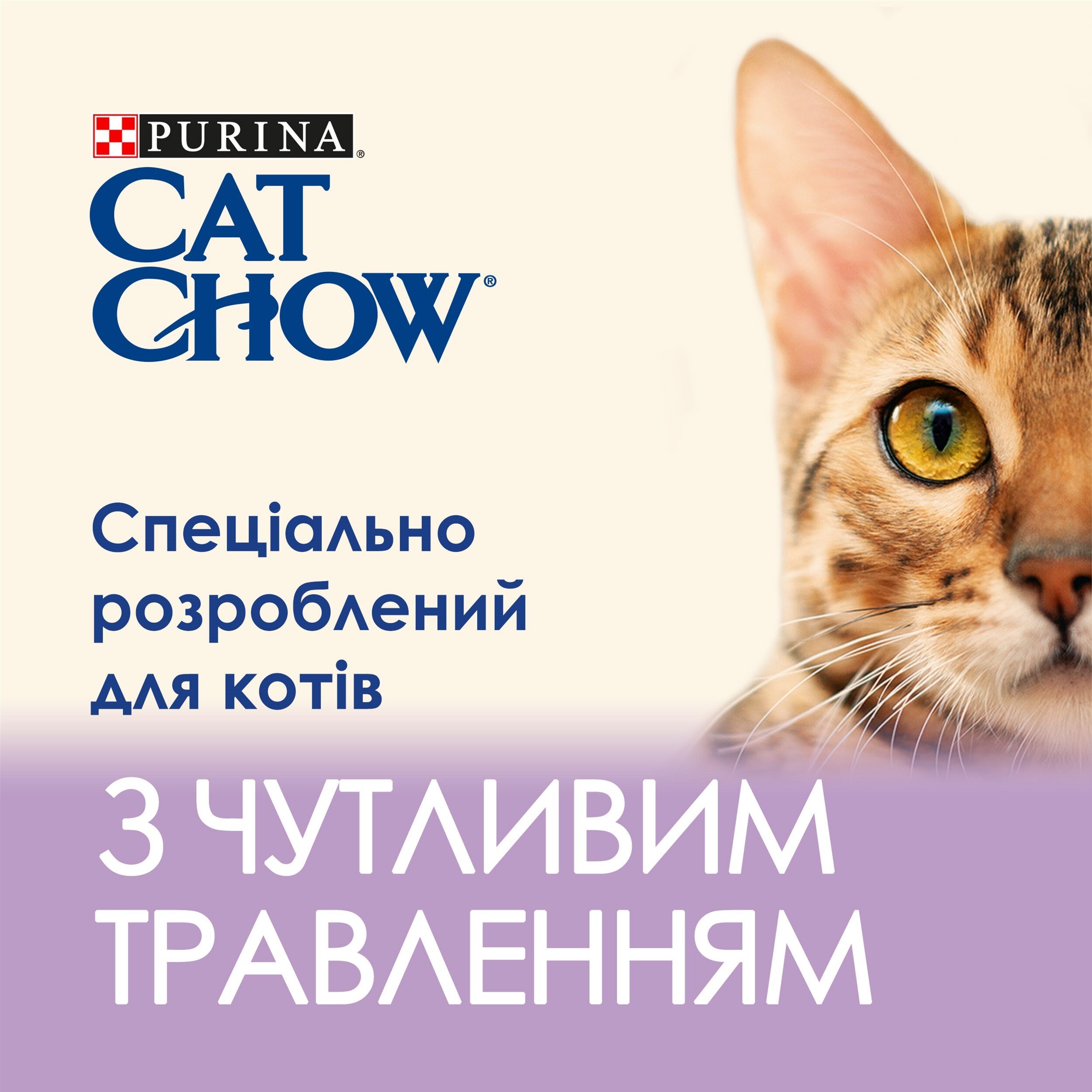Вологий корм для кішок з чутливим травленням Cat Chow лосось та цукіні в соусі 85гфото2
